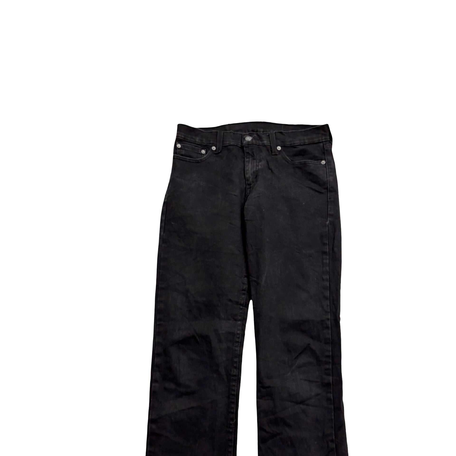 Levis 511 Jeans W30 L32 Mens Black Slim Fit Stretch Denim (E)