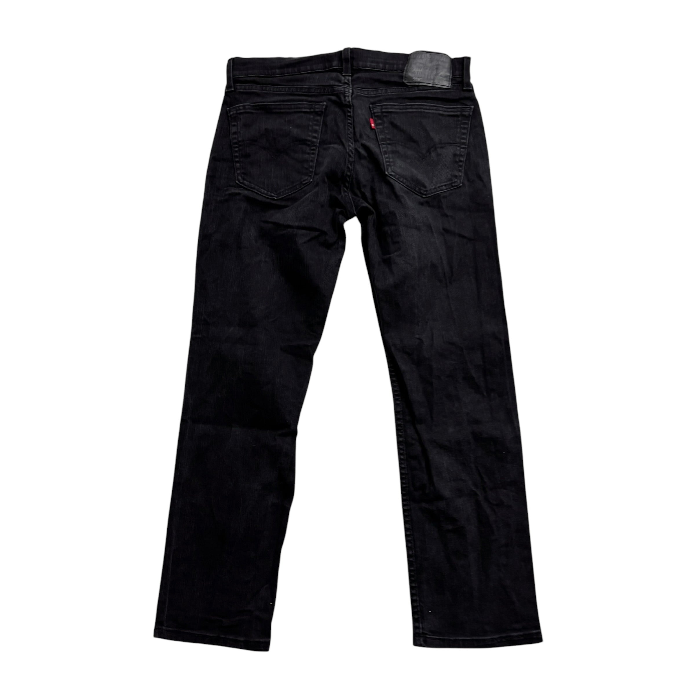 Levis 559 Jeans W31 L29 Mens Black Regular Straight Fit Stretch Denim