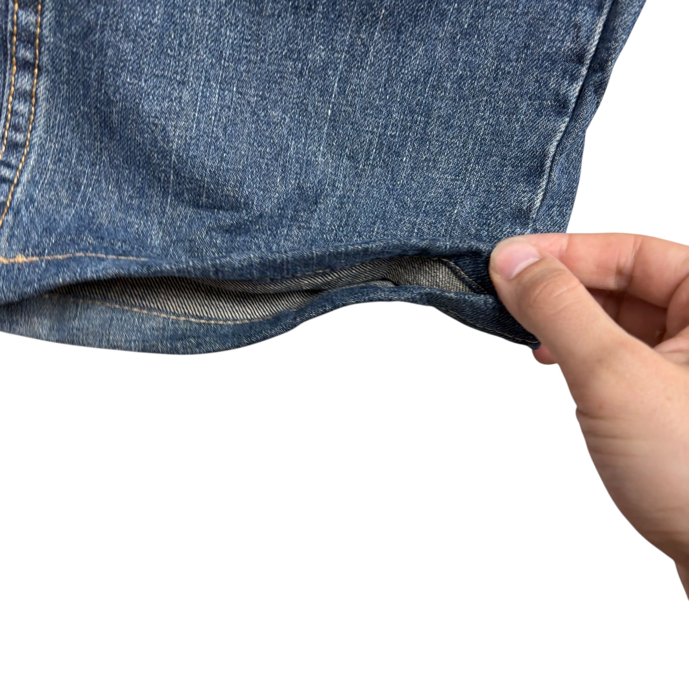 Levis 559 Jeans W36 L32 Mens Mid Blue Baggy Relaxed Straight Fit Denim (E)