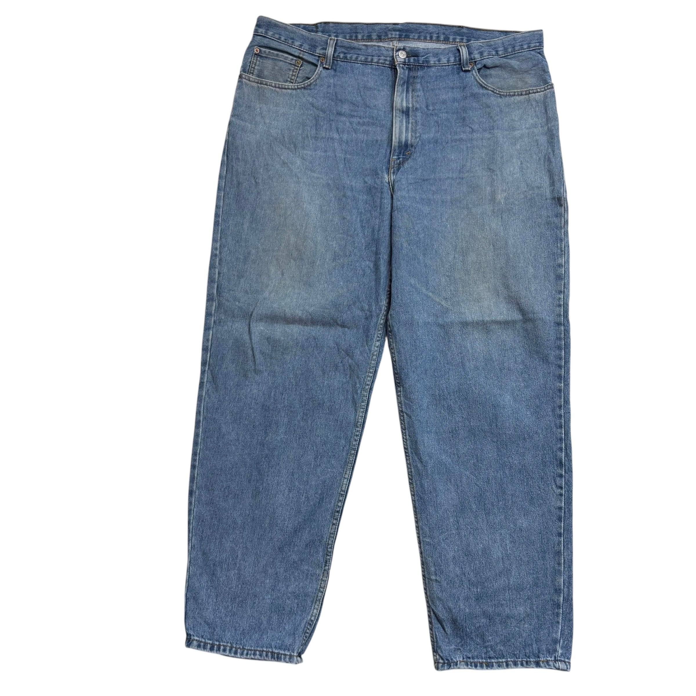 Levis 560 Jeans W42 L32 Mens Mid Blue Baggy Relaxed Comfort Vintage Denim (F)