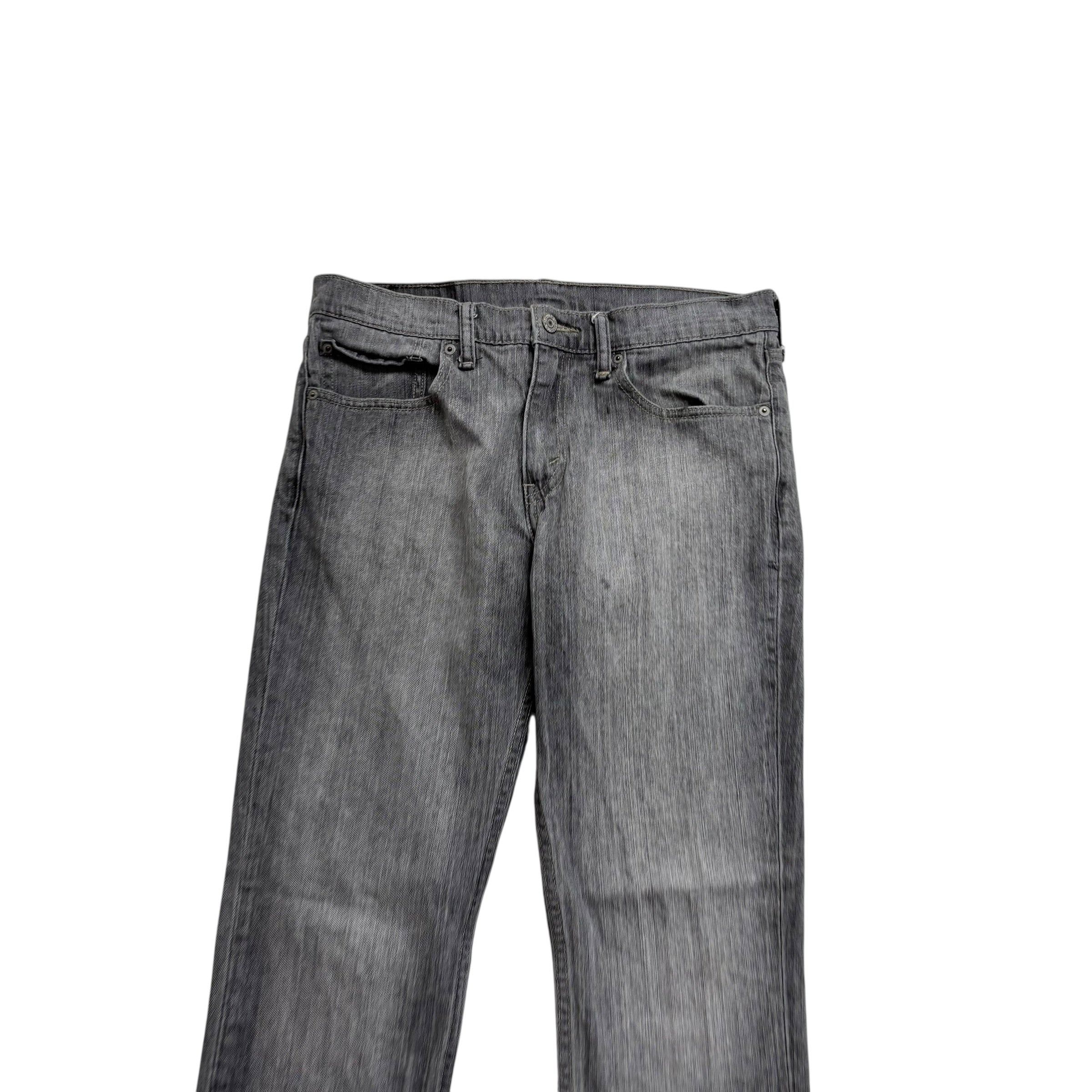 Levis 511 Jeans W32 L29 Mens Grey Slim Fit Stretch Denim