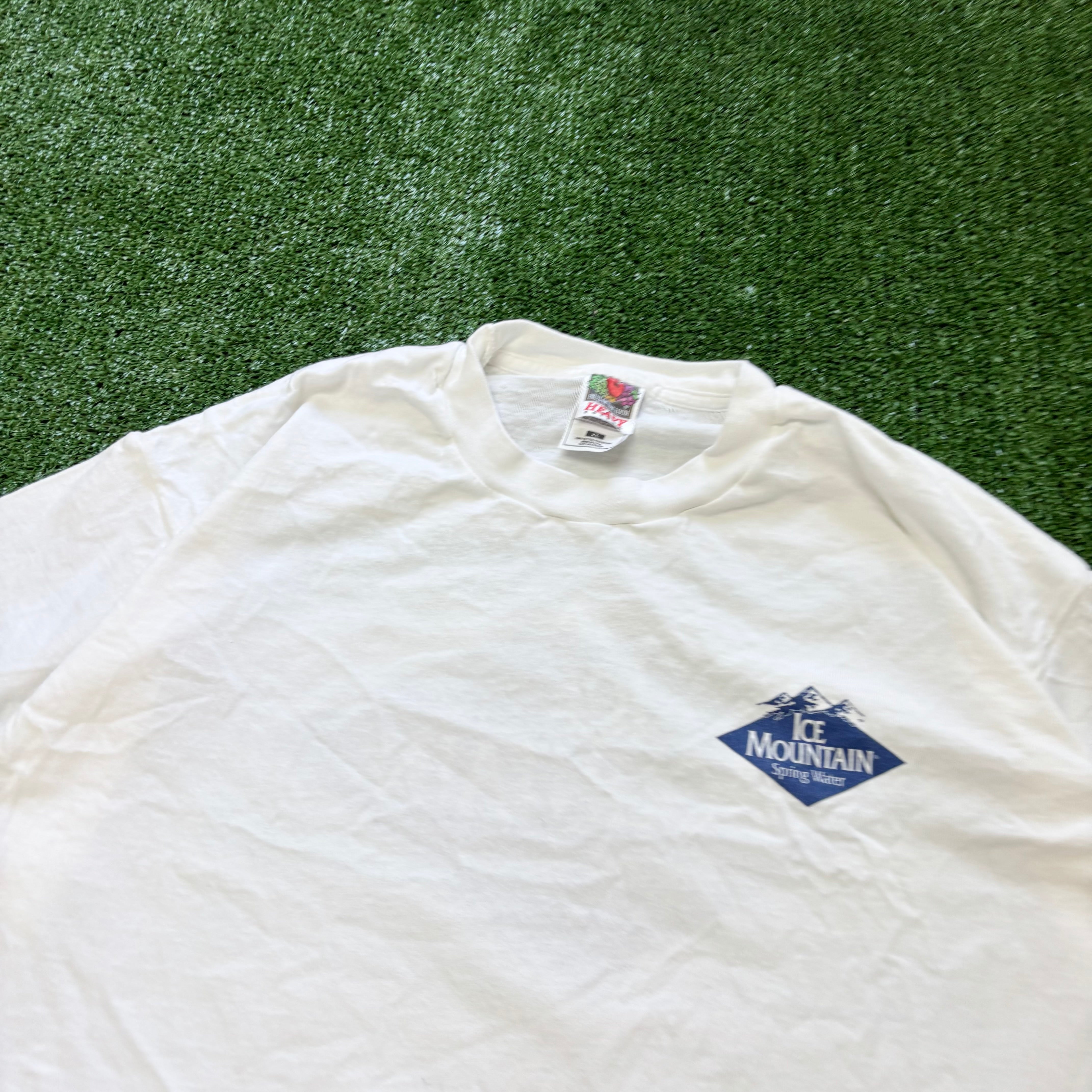 Vintage T Shirt Mens XL White Single Stitch Graphic Print 90s USA (E)