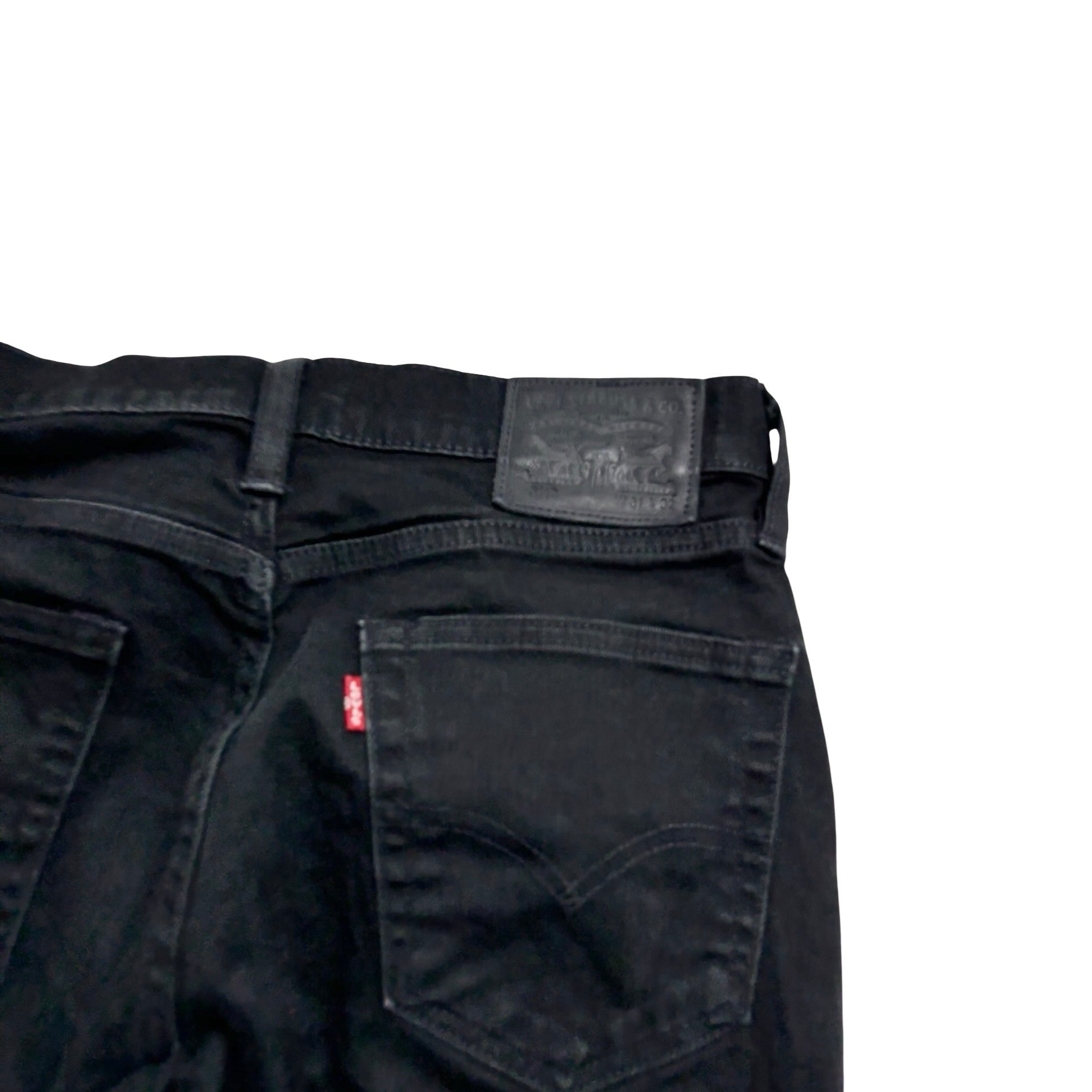 Levis 511 Jeans W30 L32 Mens Black Slim Fit Stretch Denim (E)