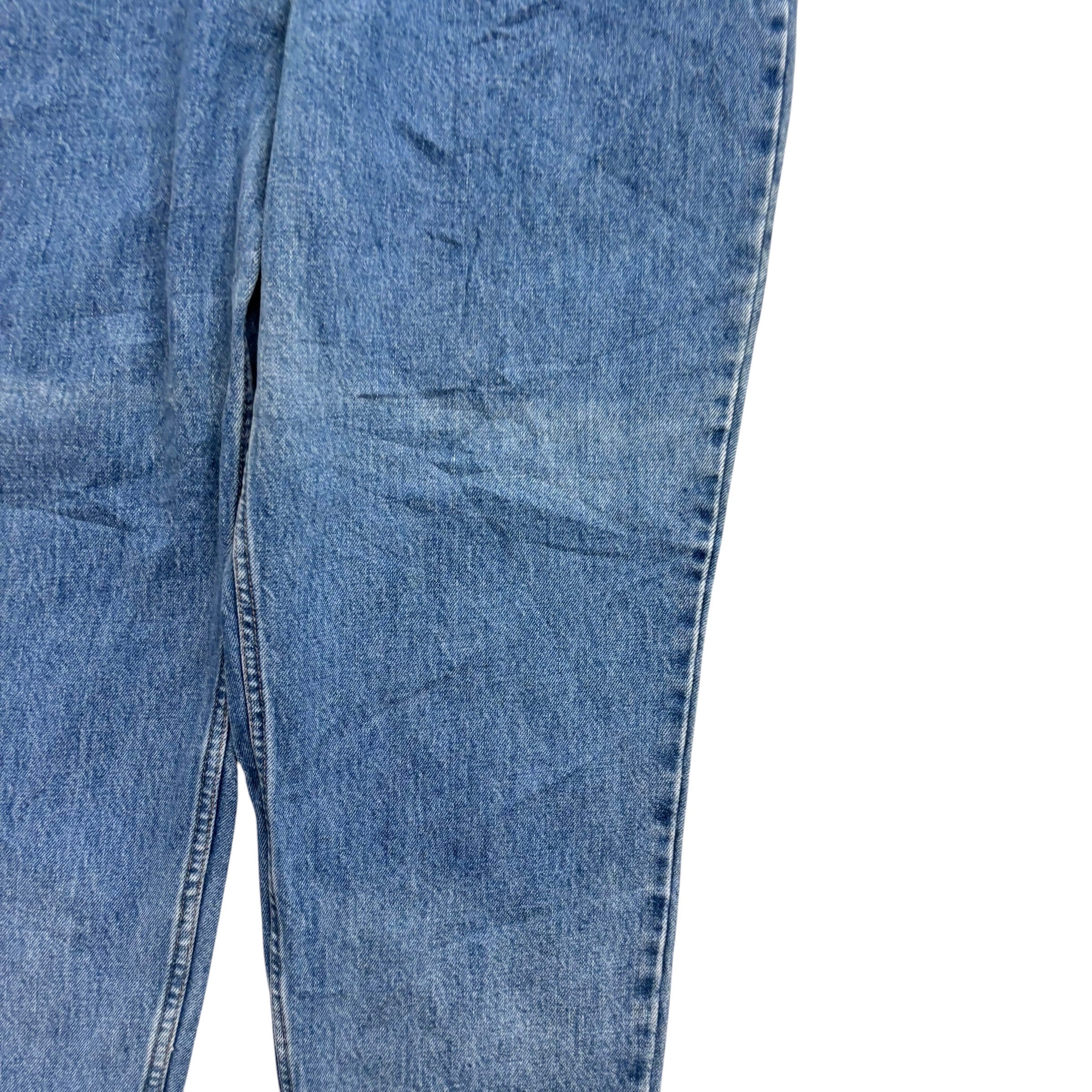 Levis 550 Jeans W38 L31 Womens Mid Blue Relaxed Taper Mom Fit Vintage Denim