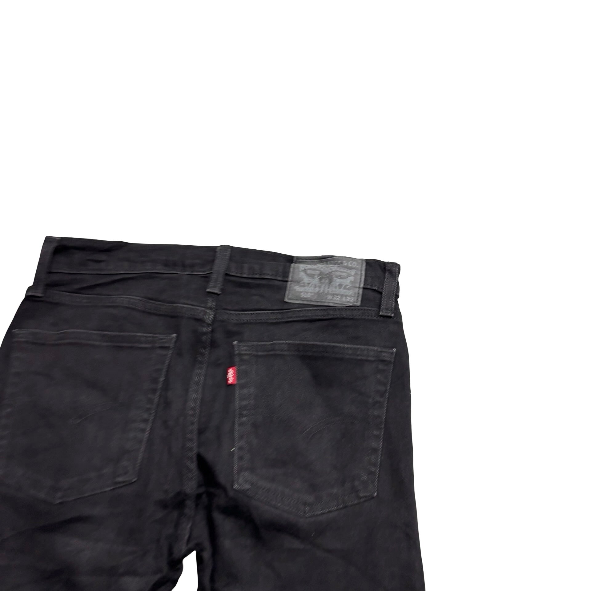 Levis 510 Jeans W30 L31 Mens Black Skinny Fit Stretch Denim (E)