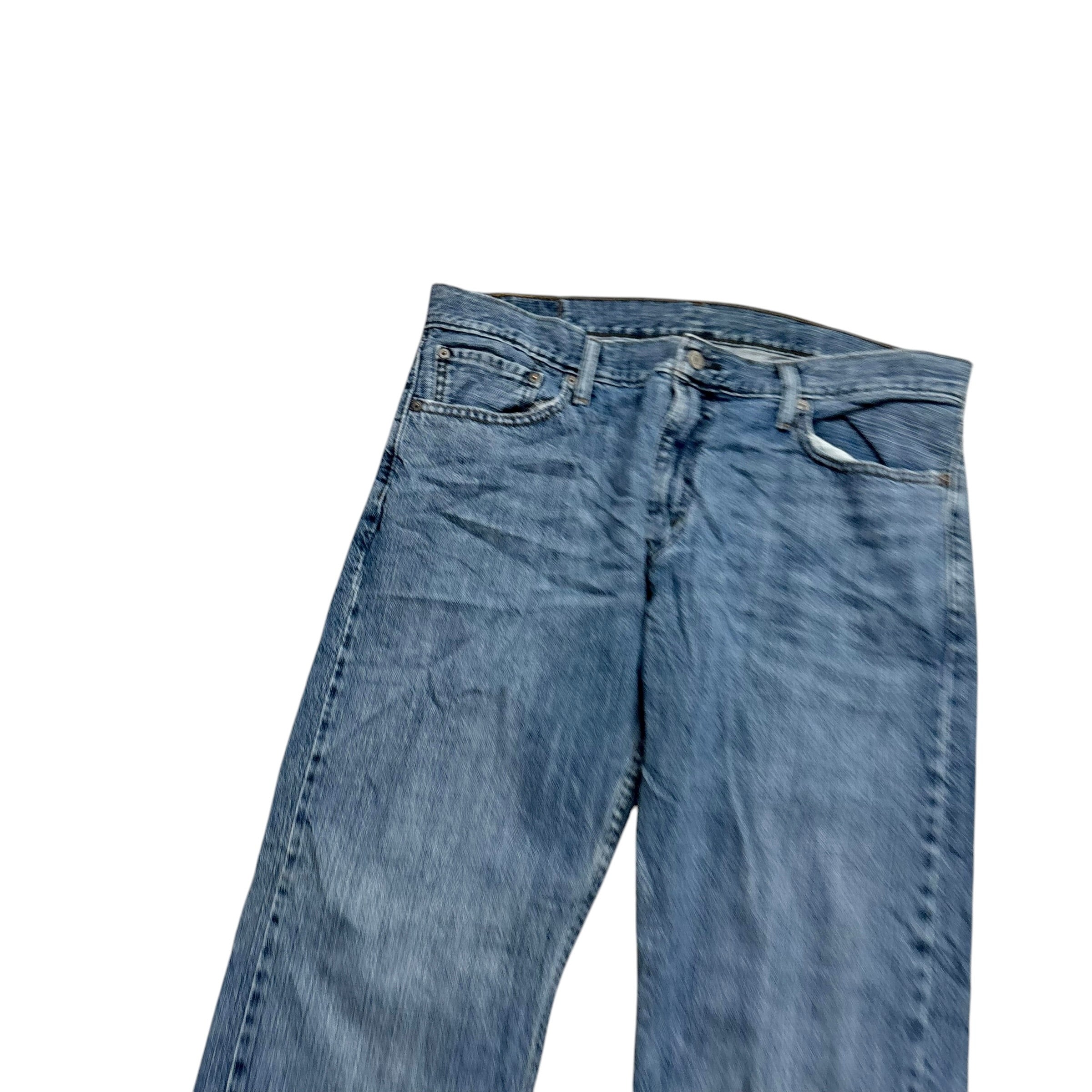 Levis 514 Jeans W36 L32 Mens Mid Blue Regular Straight Fit Denim