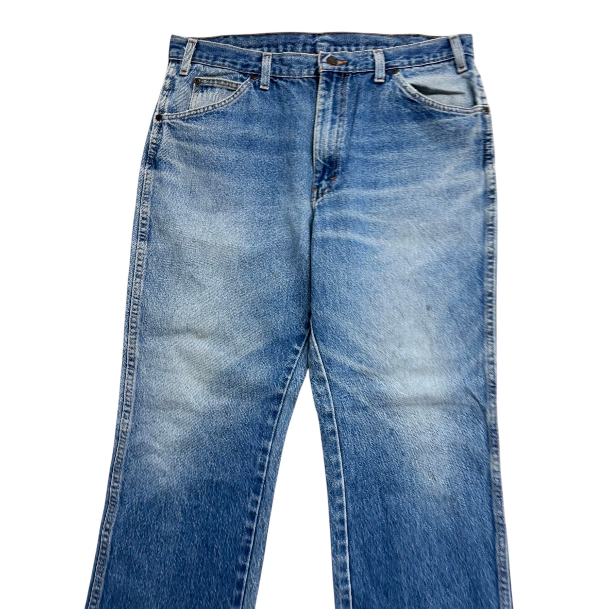 Dickies Jeans W34 L29 Mens Light Blue Regular Straight Fit Denim