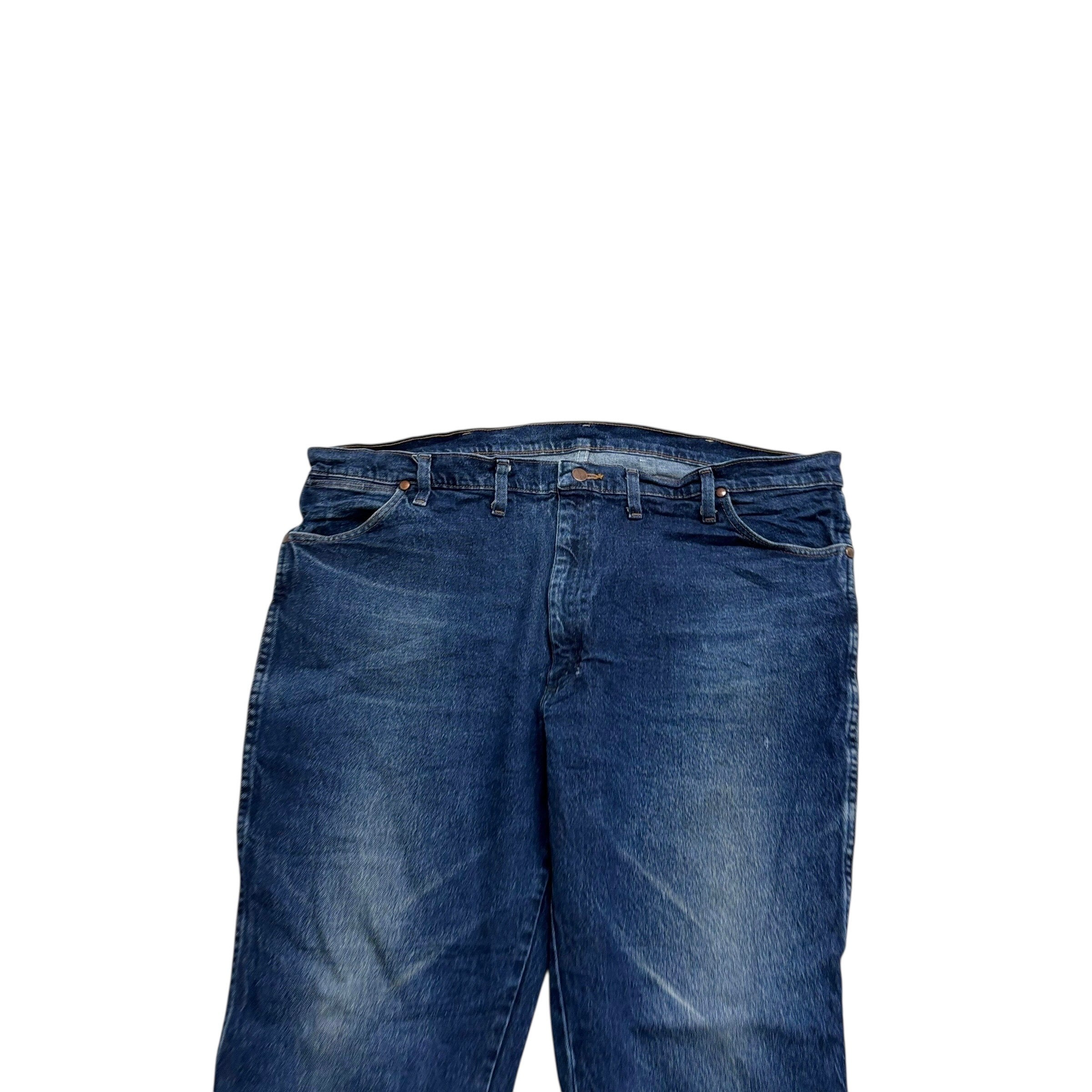 Wrangler Jeans Cowboy Cut W44 L29 Mens Dark Blue 947 Bootcut Fit Stretch