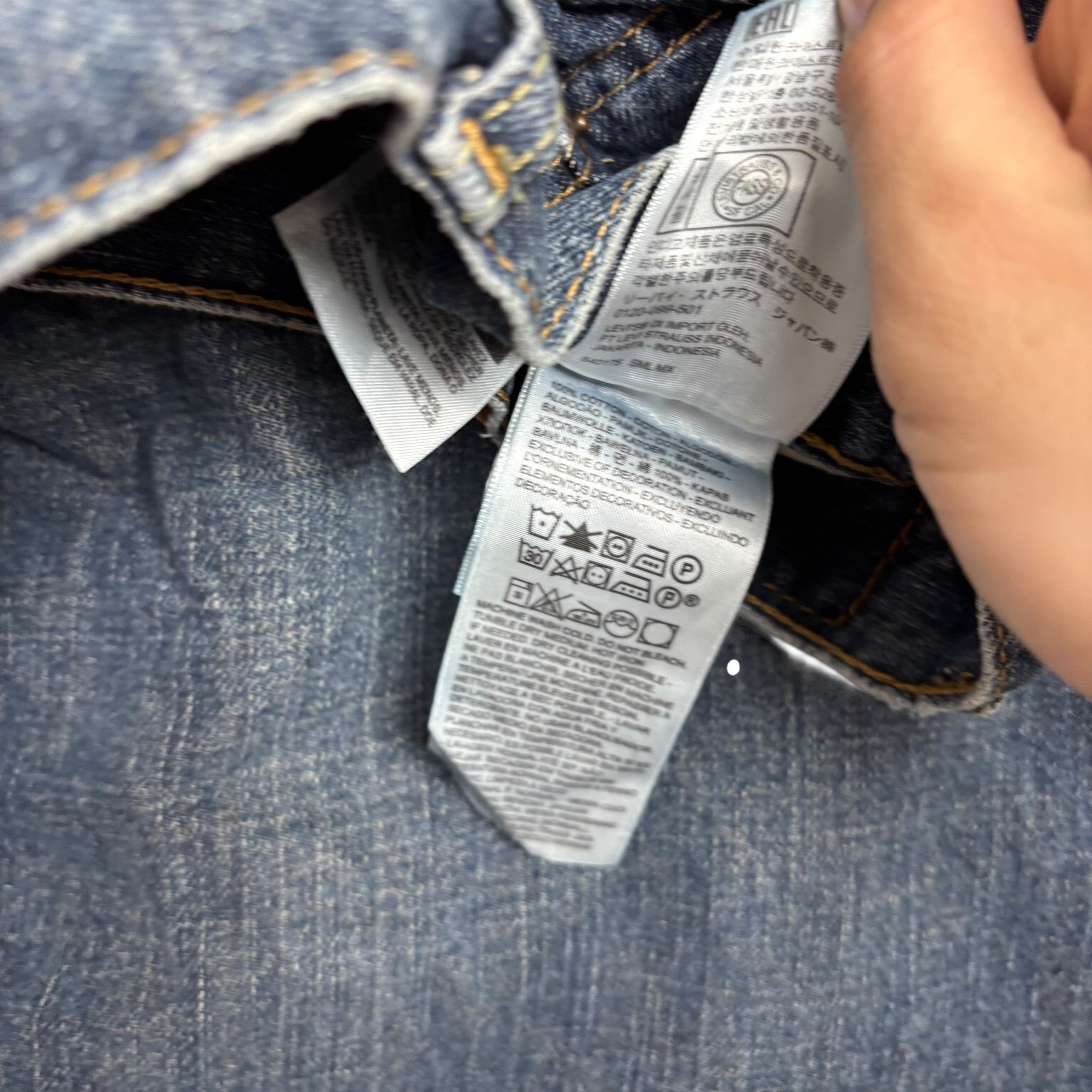 Levis 559 Jeans W36 L32 Mens Mid Blue Baggy Relaxed Straight Fit Denim (E)