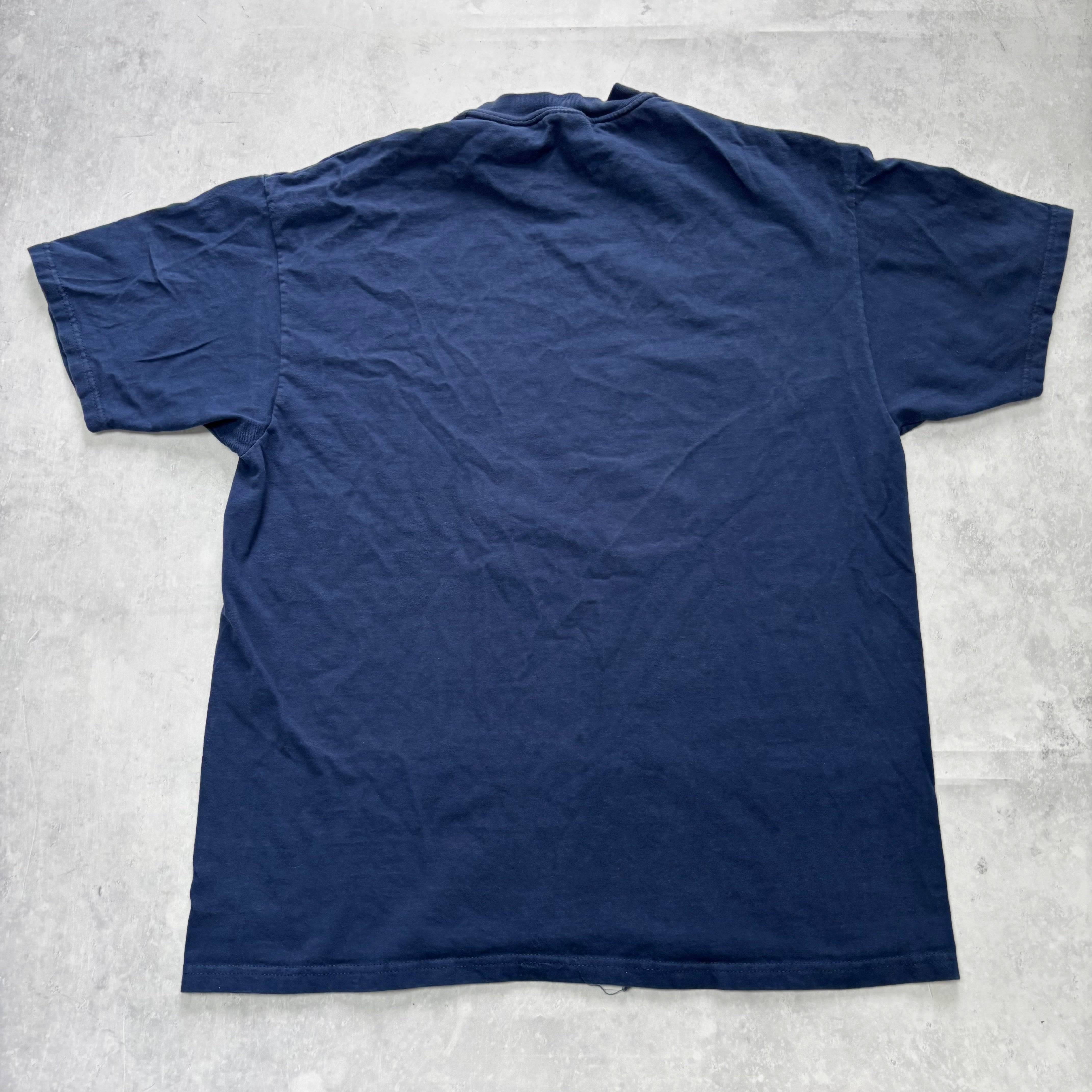 Vintage T Shirt Mens XL Navy Blue Graphic Print 90s USA (E)