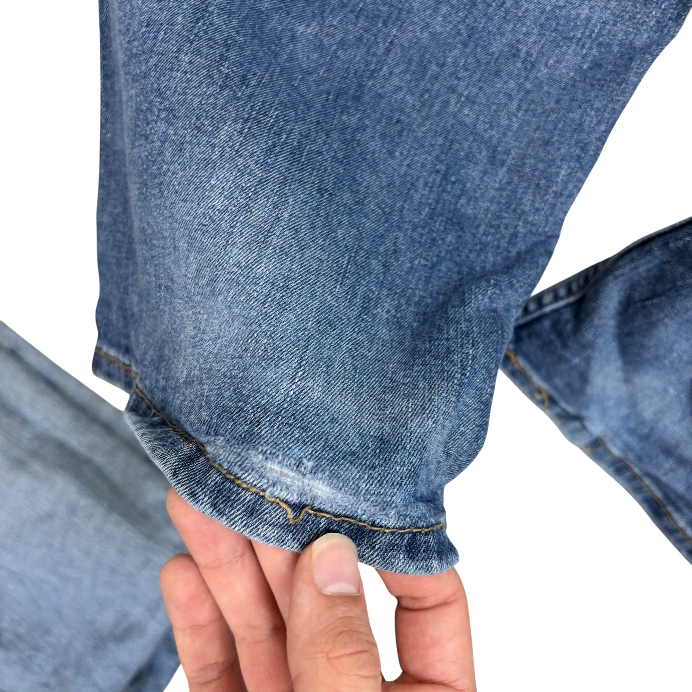 Levis 559 Jeans W44 L32 Mens Mid Blue Baggy Relaxed Straight Fit Stretch Denim