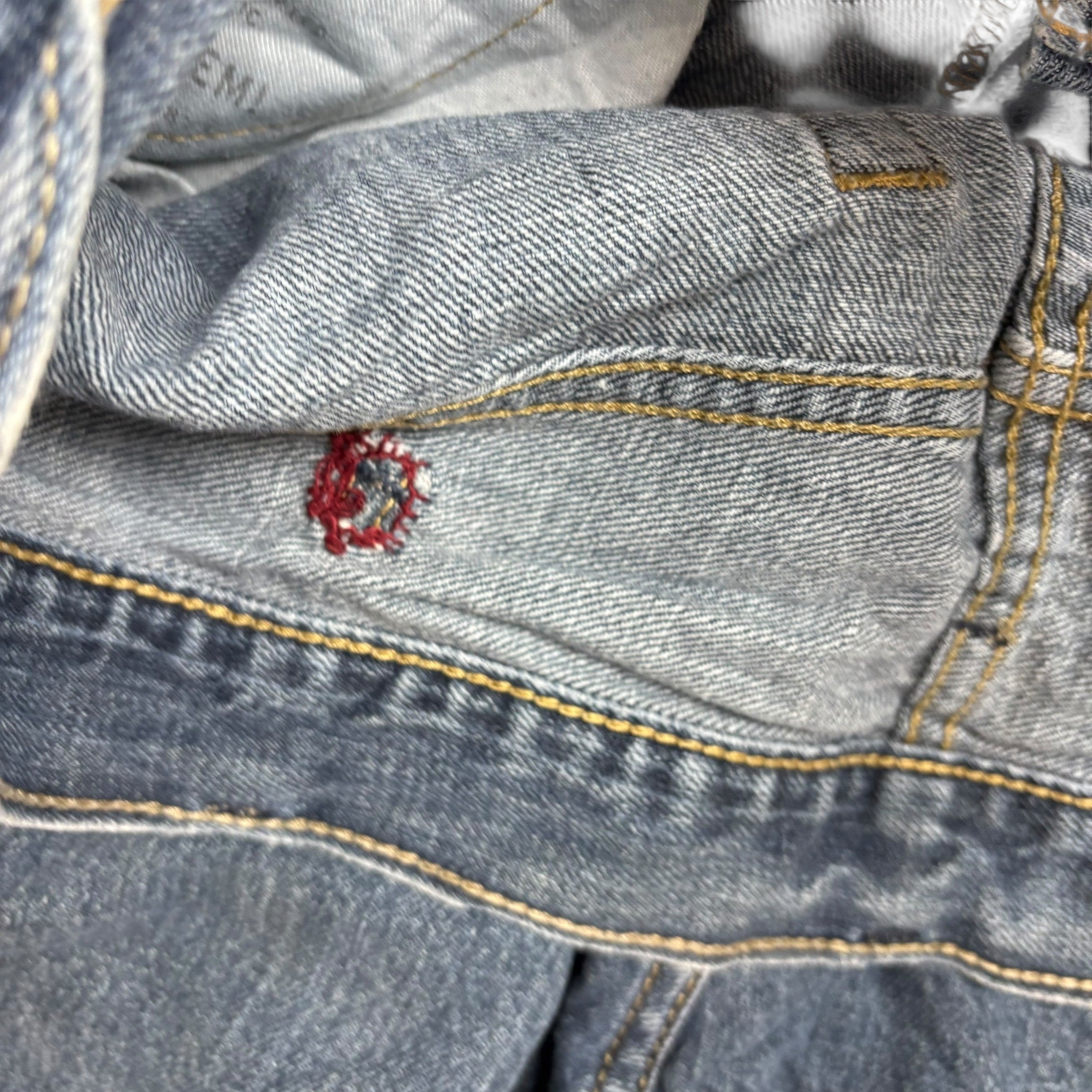 Levis 559 Jeans W38 L34 Mens Mid Blue Baggy Relaxed Straight Fit Denim