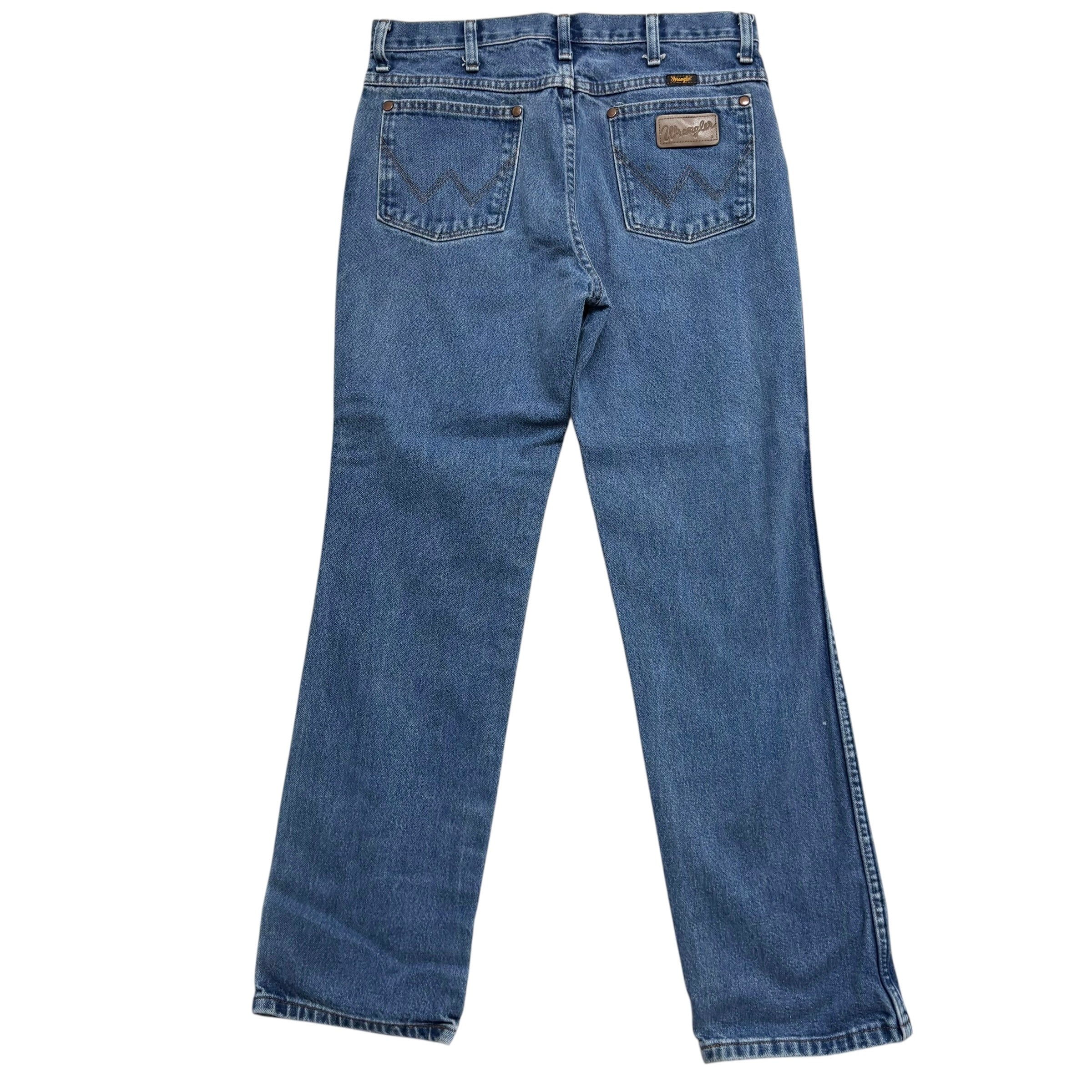 Wrangler Jeans Cowboy Cut W32 L32 Mens Mid Blue 936 Slim Fit Denim (F)