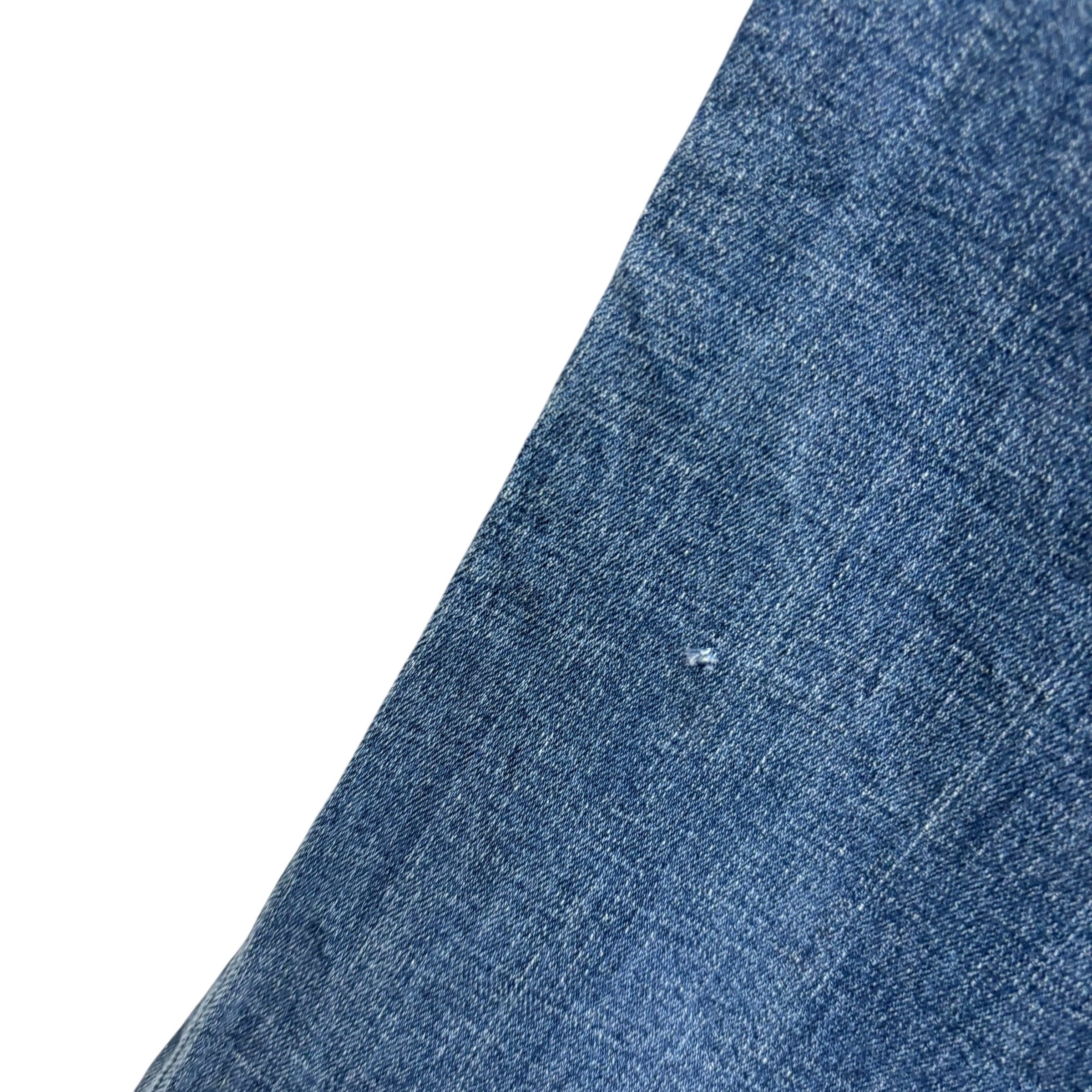 Levis 505 Jeans W27 L32 Womens Regular Straight Fit Mid Blue Stretch Denim