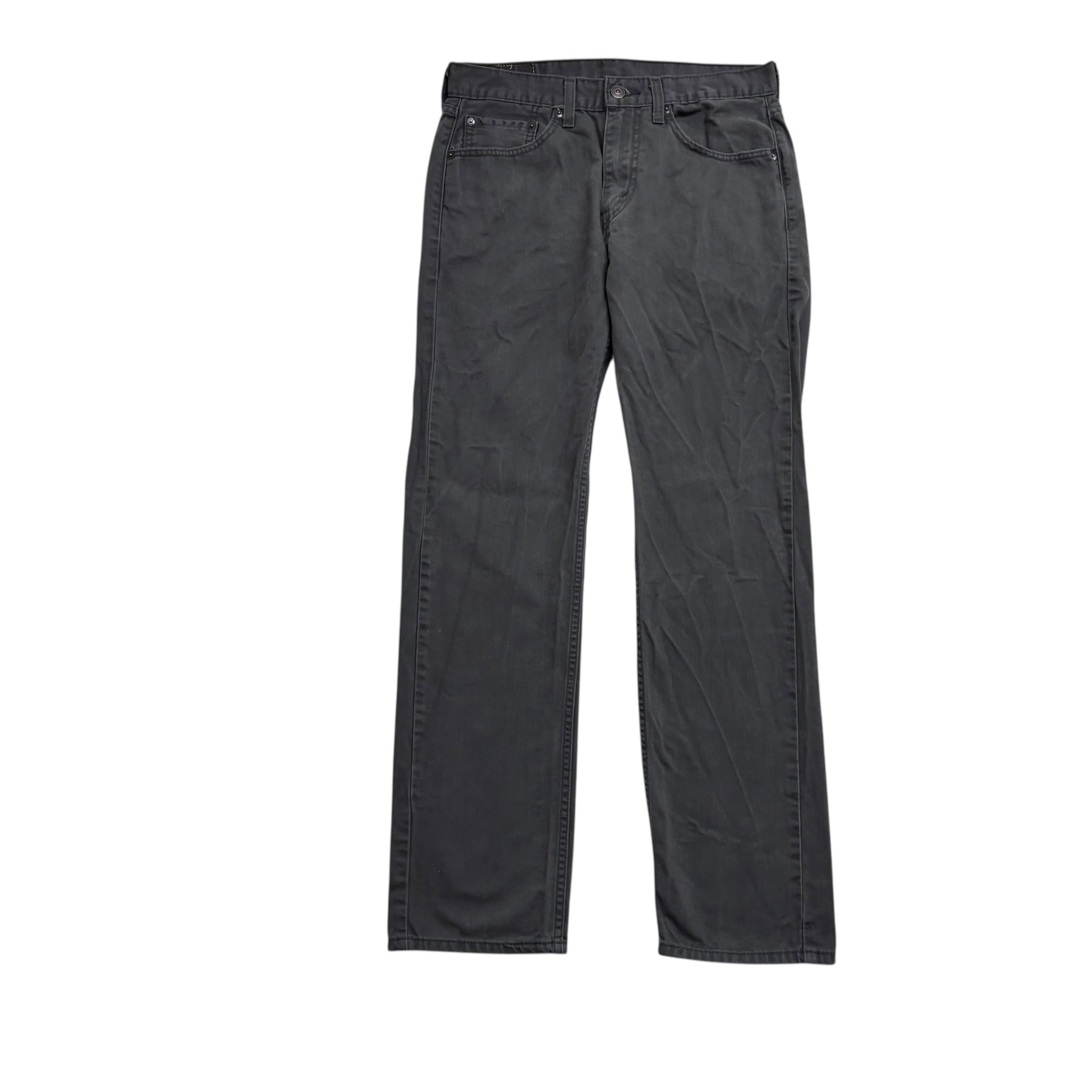 Levis 505 Jeans W31 L32 Mens Grey Regular Straight Fit Denim