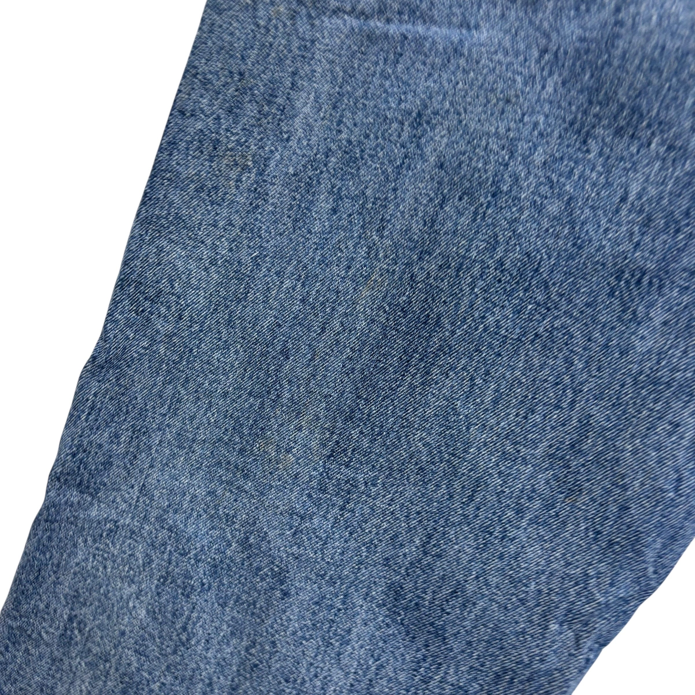 Levis 505 Jeans W42 L32 Mens Mid Blue Regular Straight Fit Denim