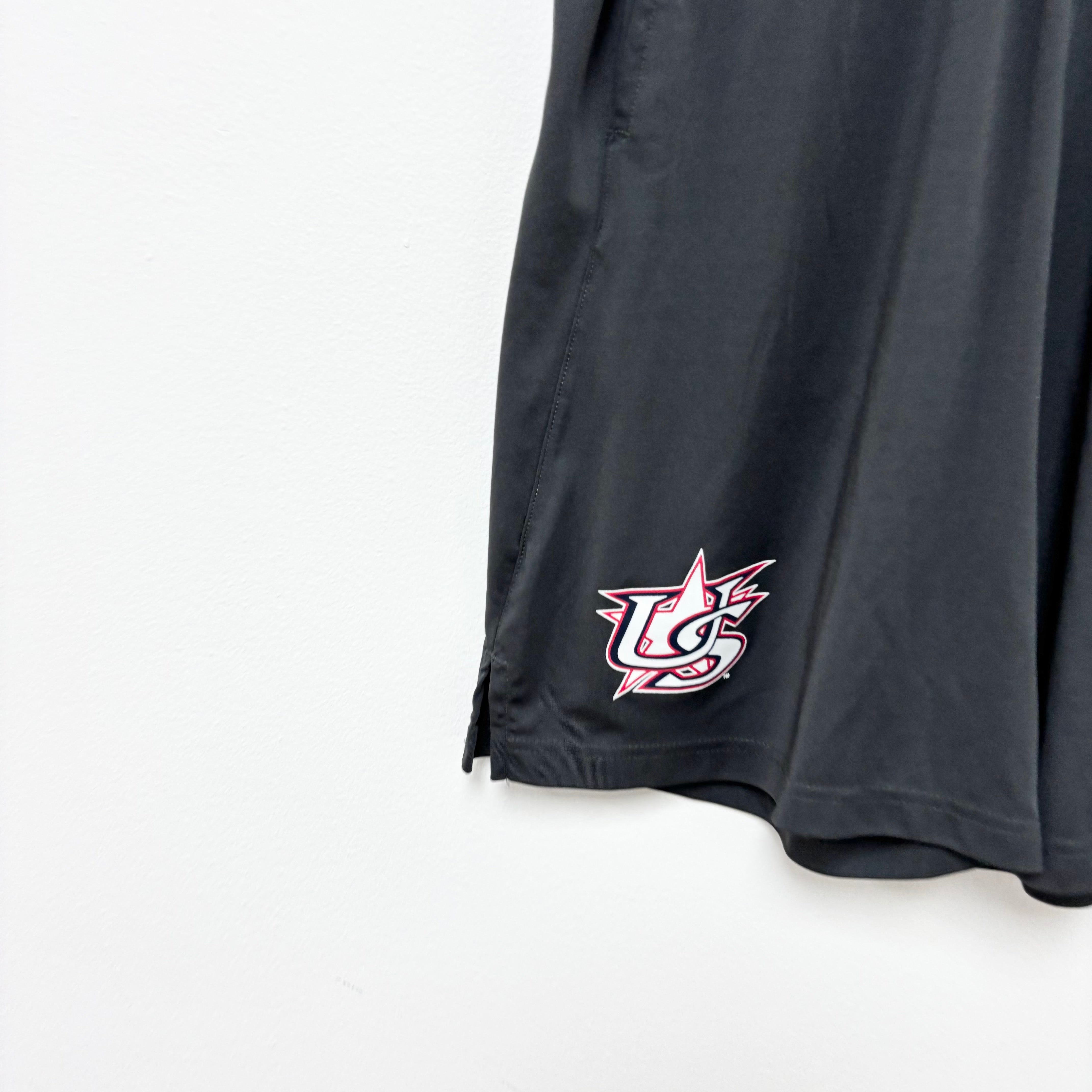 Nike Shorts Mens Medium Grey Dri Fit Running Sports Gym Athletic Pockets