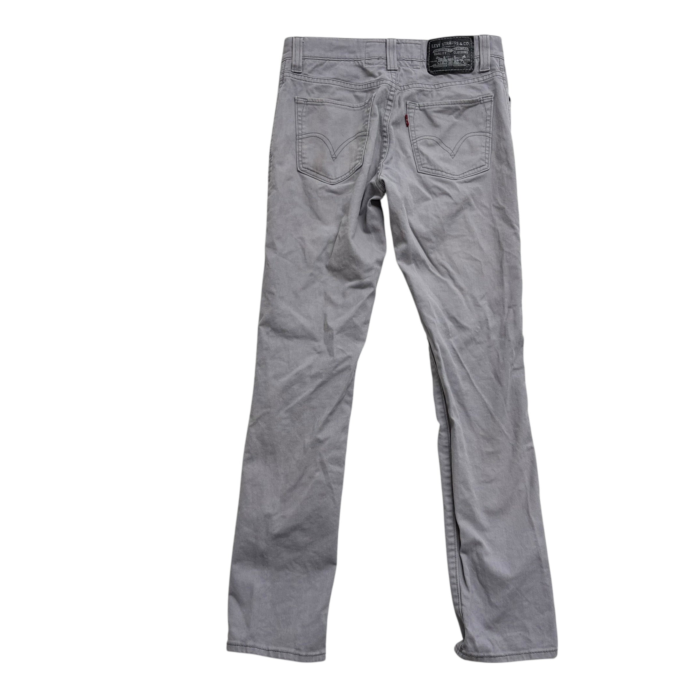 Levis 510 Jeans W30 L30 Mens Grey Skinny Fit Stretch Denim