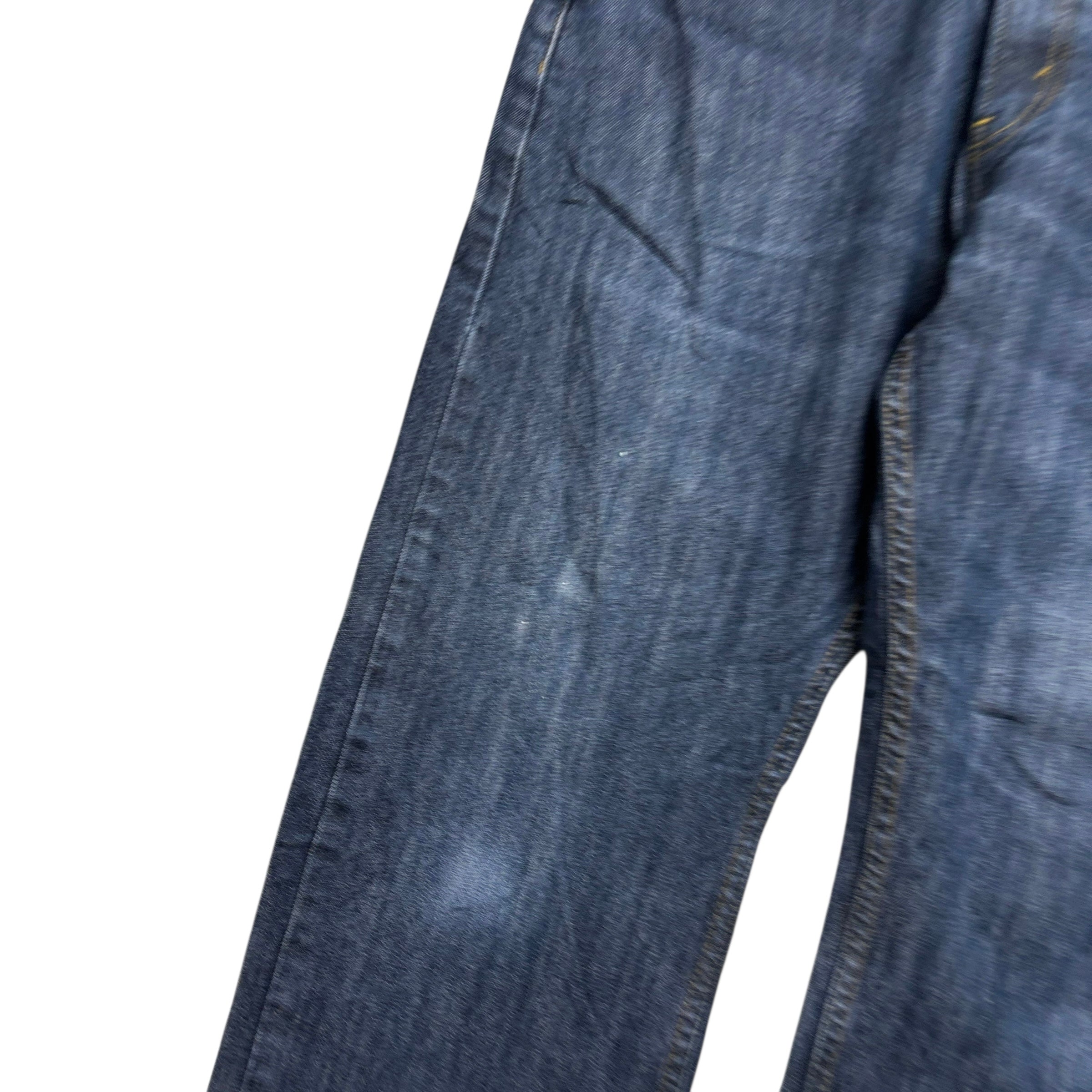 Levis Denizen Jeans W38 L30 Mens Dark Blue Regular Straight Fit Stretch Denim