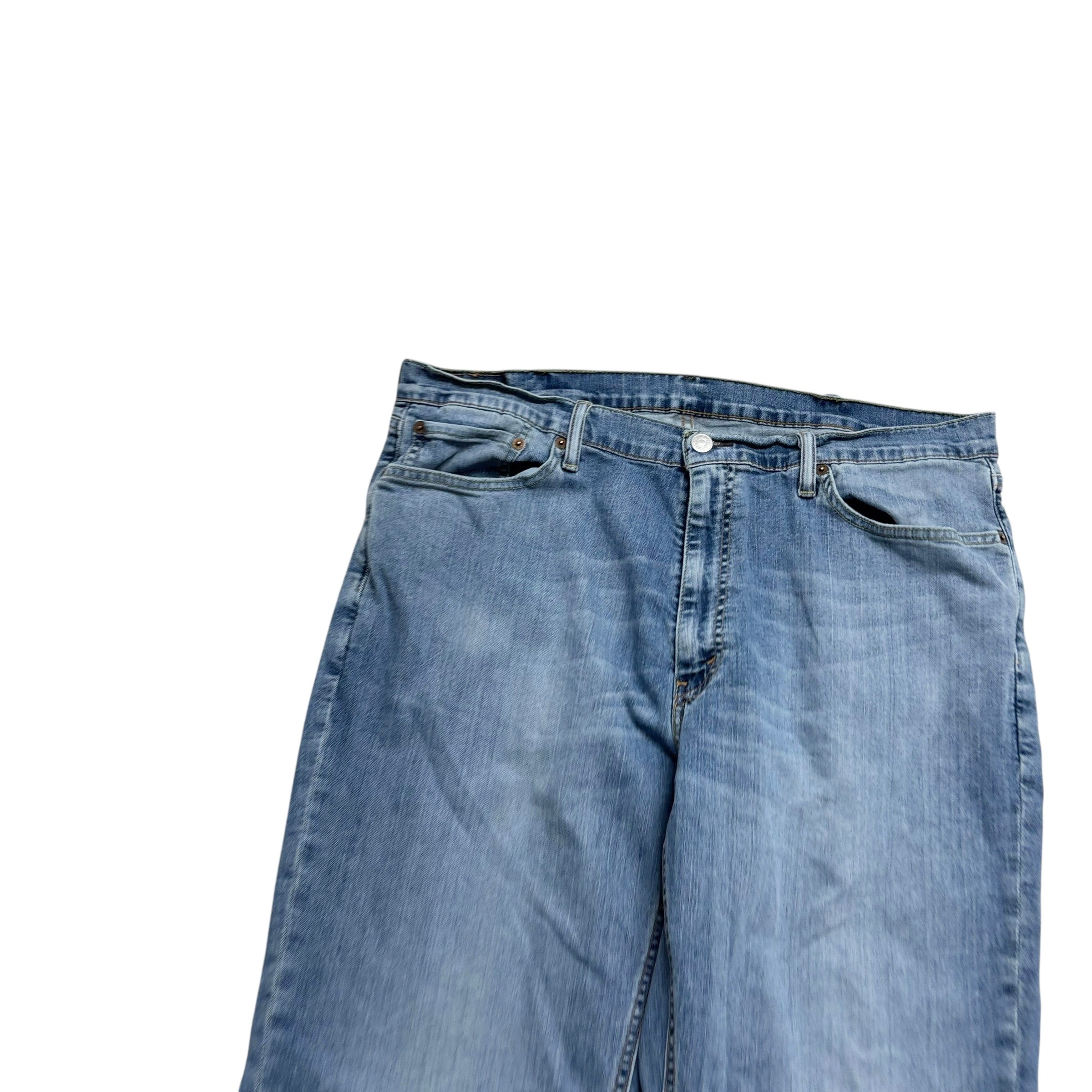 Levis 541 Jeans W38 L29 Mens Light Blue Athletic Tapered Fit Stretch Denim