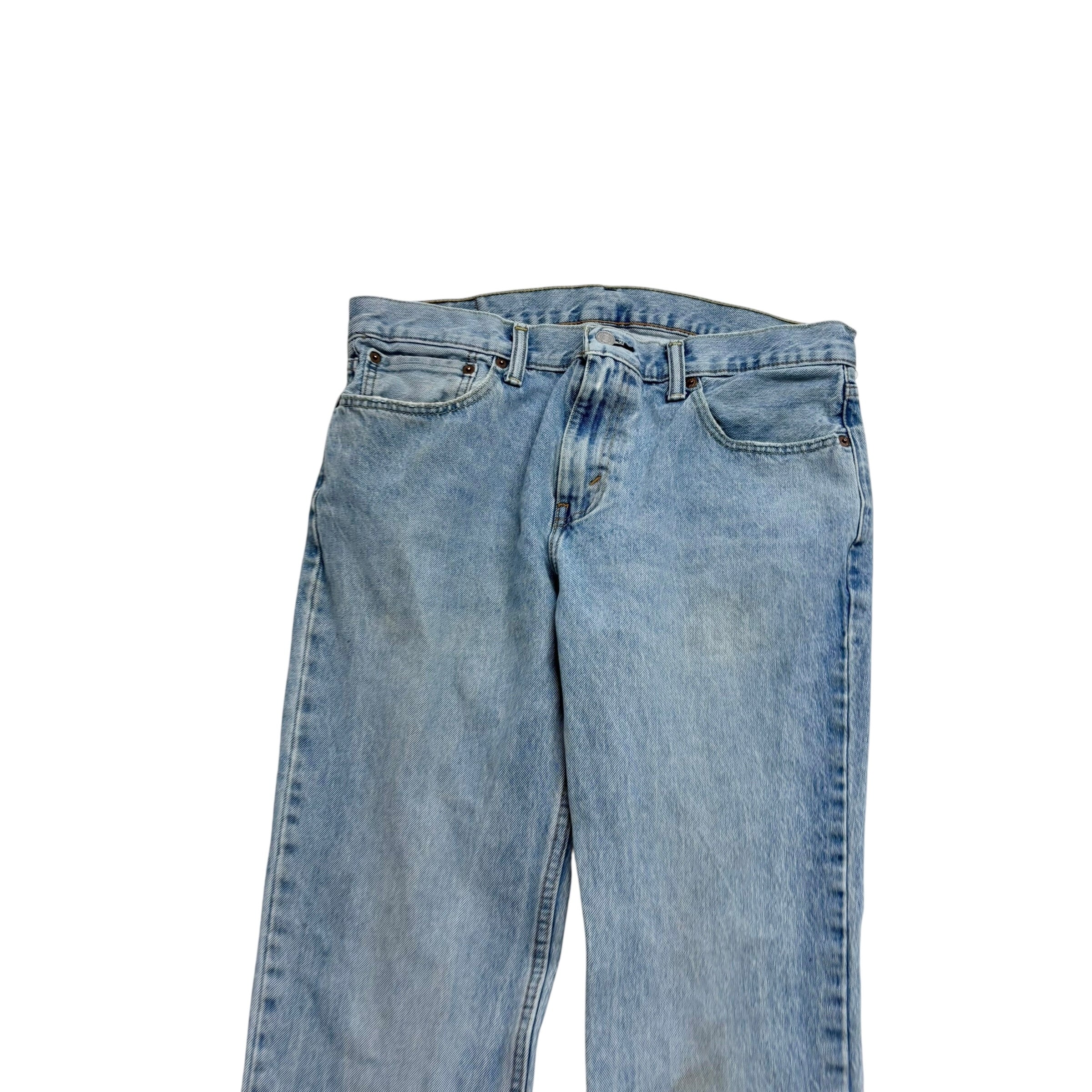 Levis 511 Jeans W34 L34 Mens Light Blue Slim Fit Stretch Denim (F)