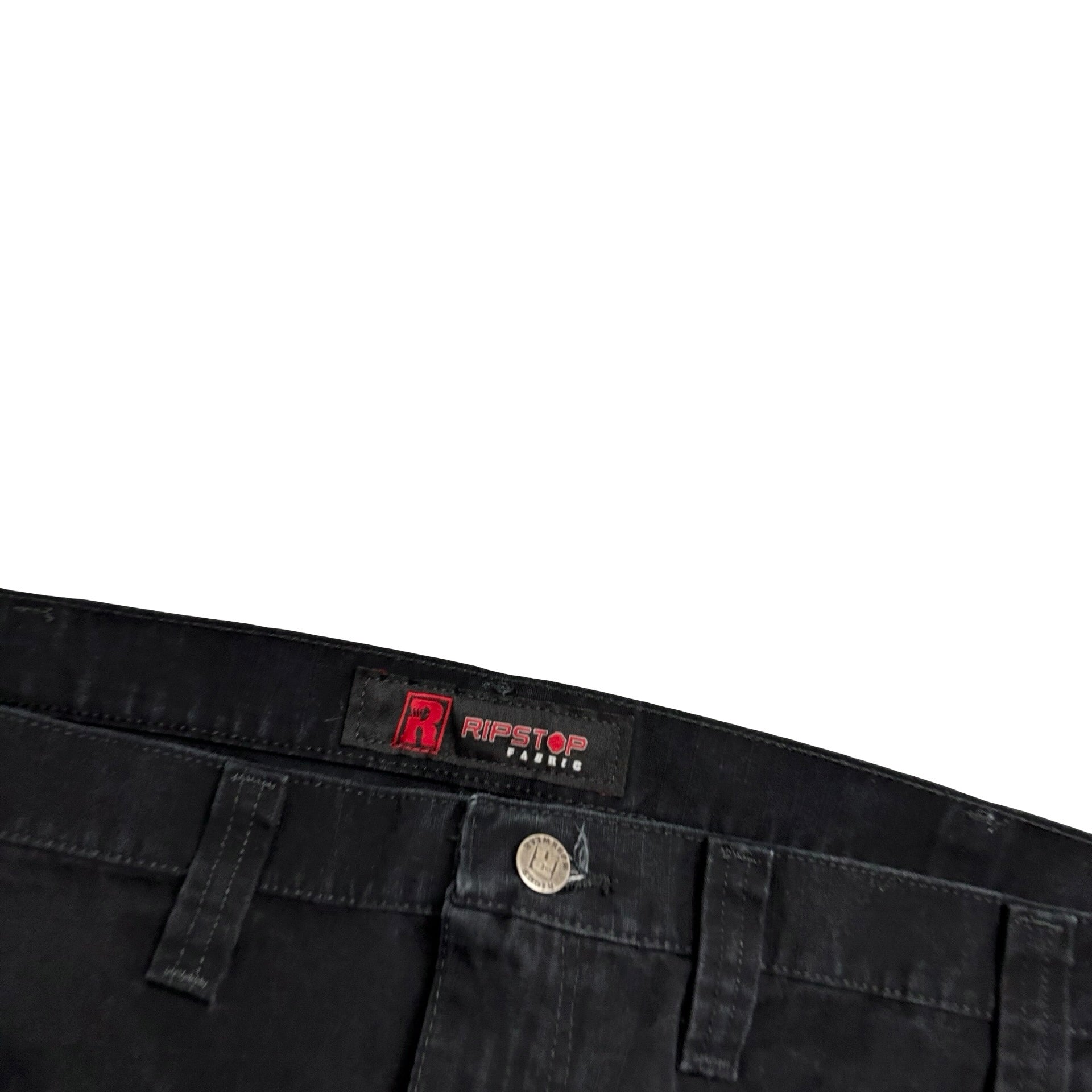 Wrangler Carpenter Trousers W52 L32 Mens Black Relaxed Straight Fit Pants (E)