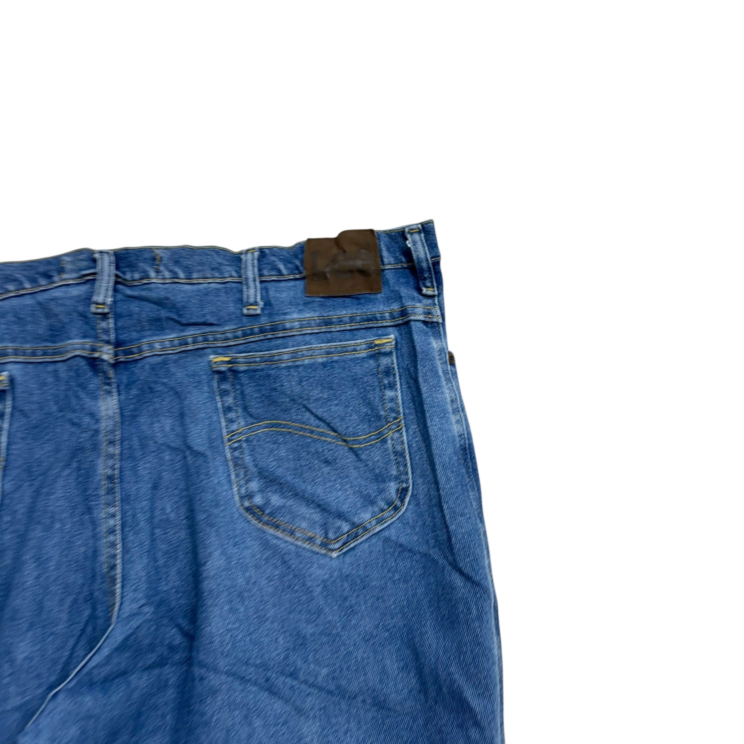 Lee Jeans W42 L30 Mens Mid Blue Regular Straight Fit Vintage Denim (E)