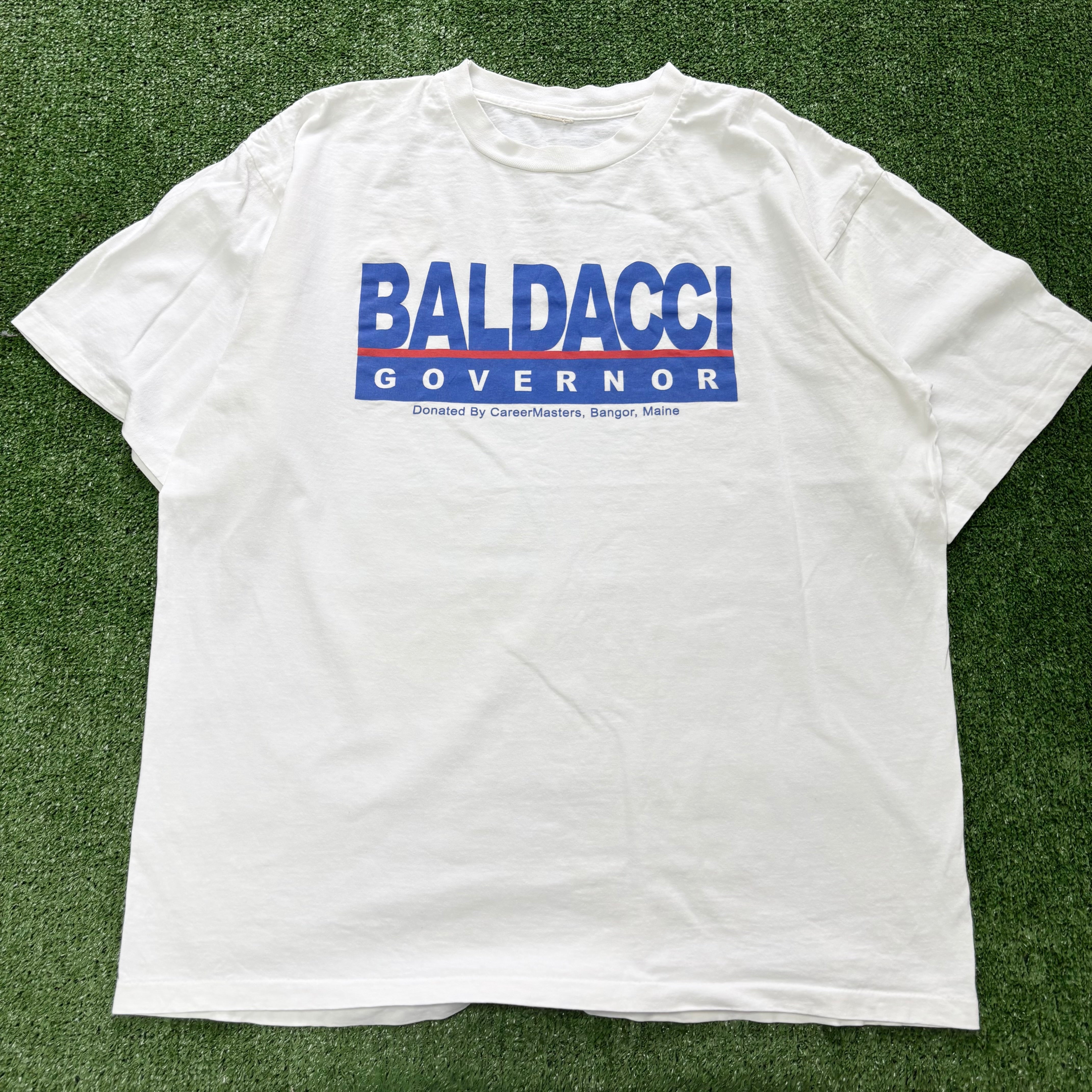 Vintage T Shirt Mens XL White Single Stitch Graphic Print 90s USA (E)