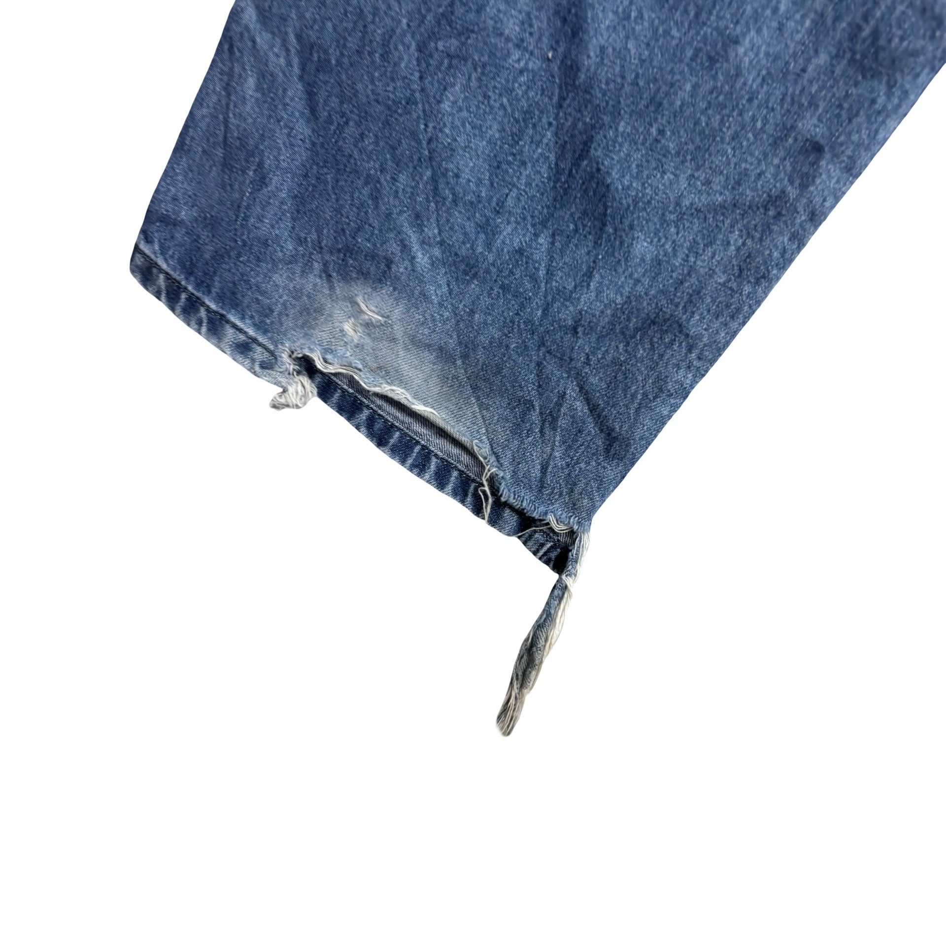 Diesel Larkee Jeans W34 L33 Mens Mid Blue Regular Straight Fit Denim (F)