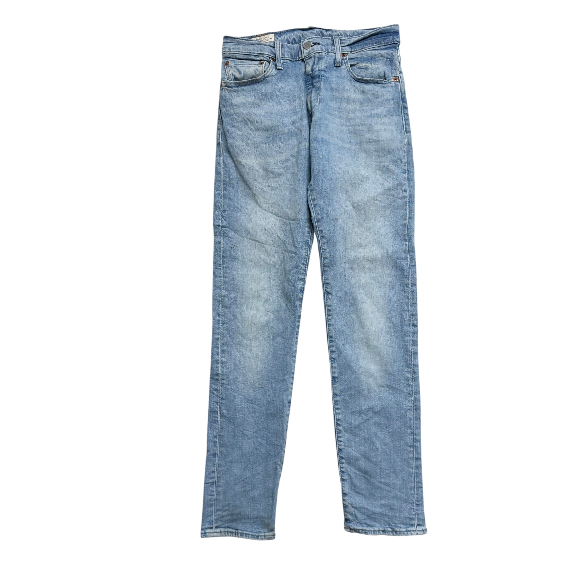 Levis 512 Jeans W30 L32 Mens Light Blue Slim Tapered Fit Stretch Denim (F)