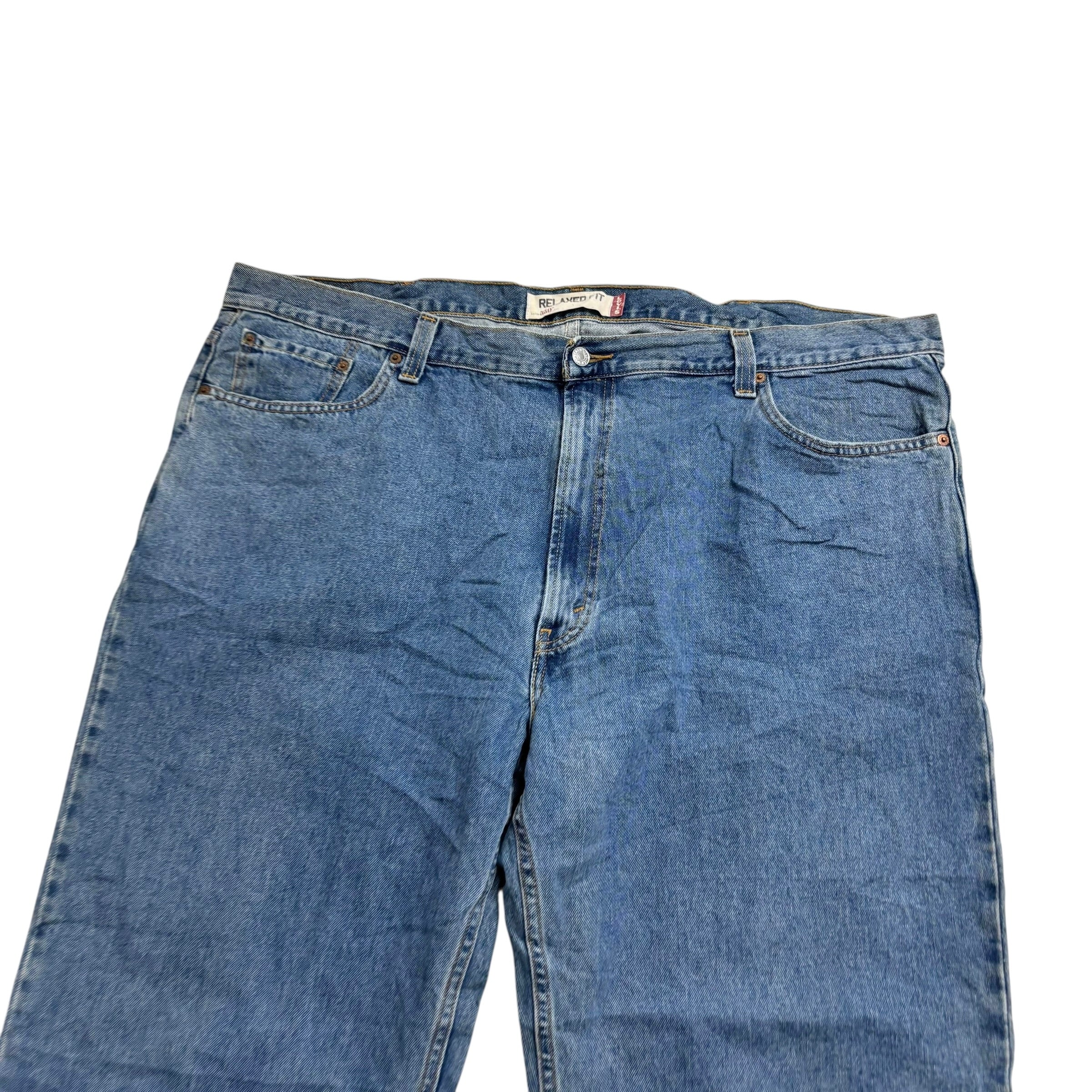 Levis 550 Jeans W46 L29 Mens Mid Blue Baggy Relaxed Straight Vintage Denim (E)