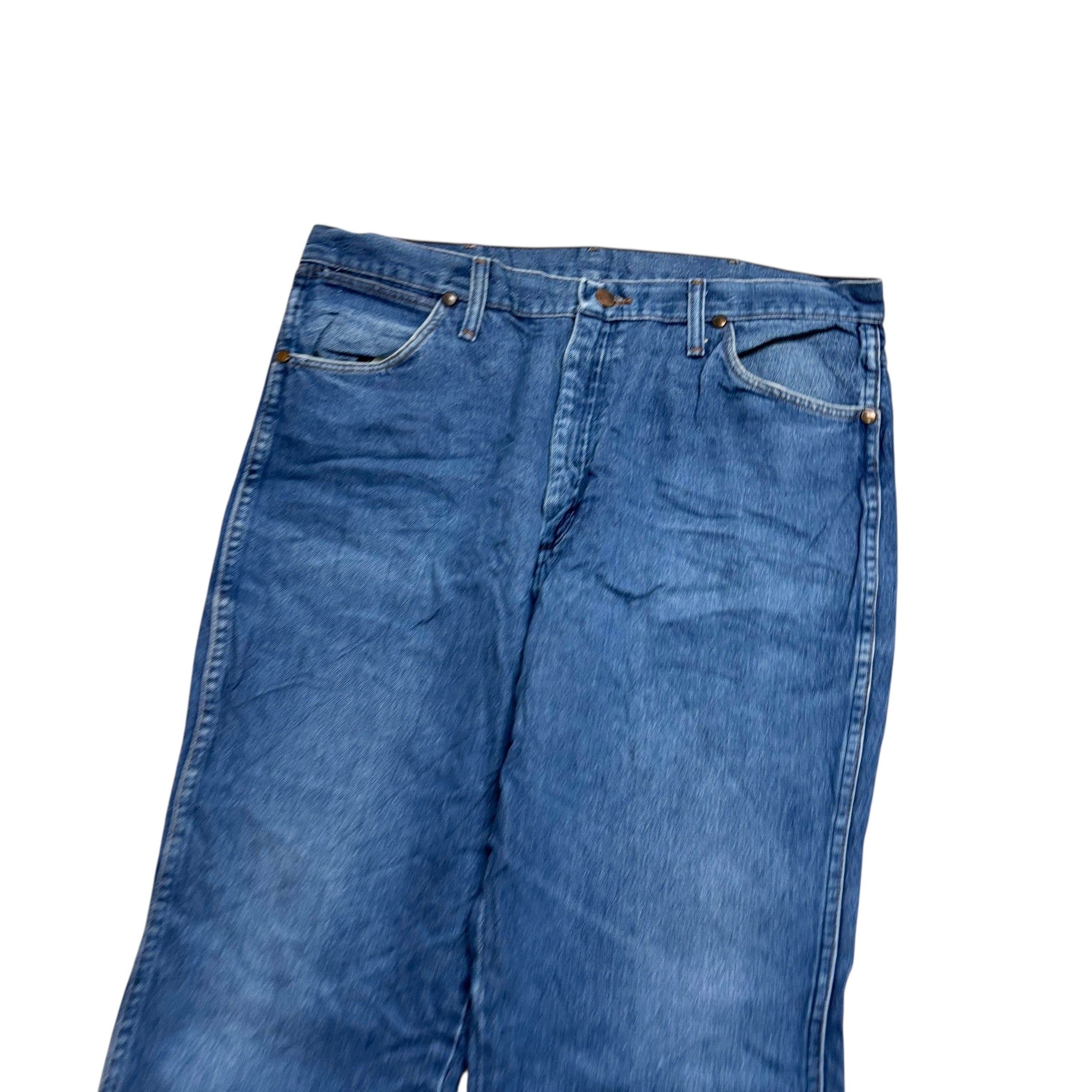 Wrangler Jeans Cowboy Cut W36 L32 Mens Mid Blue 936 Slim Fit Denim (F)