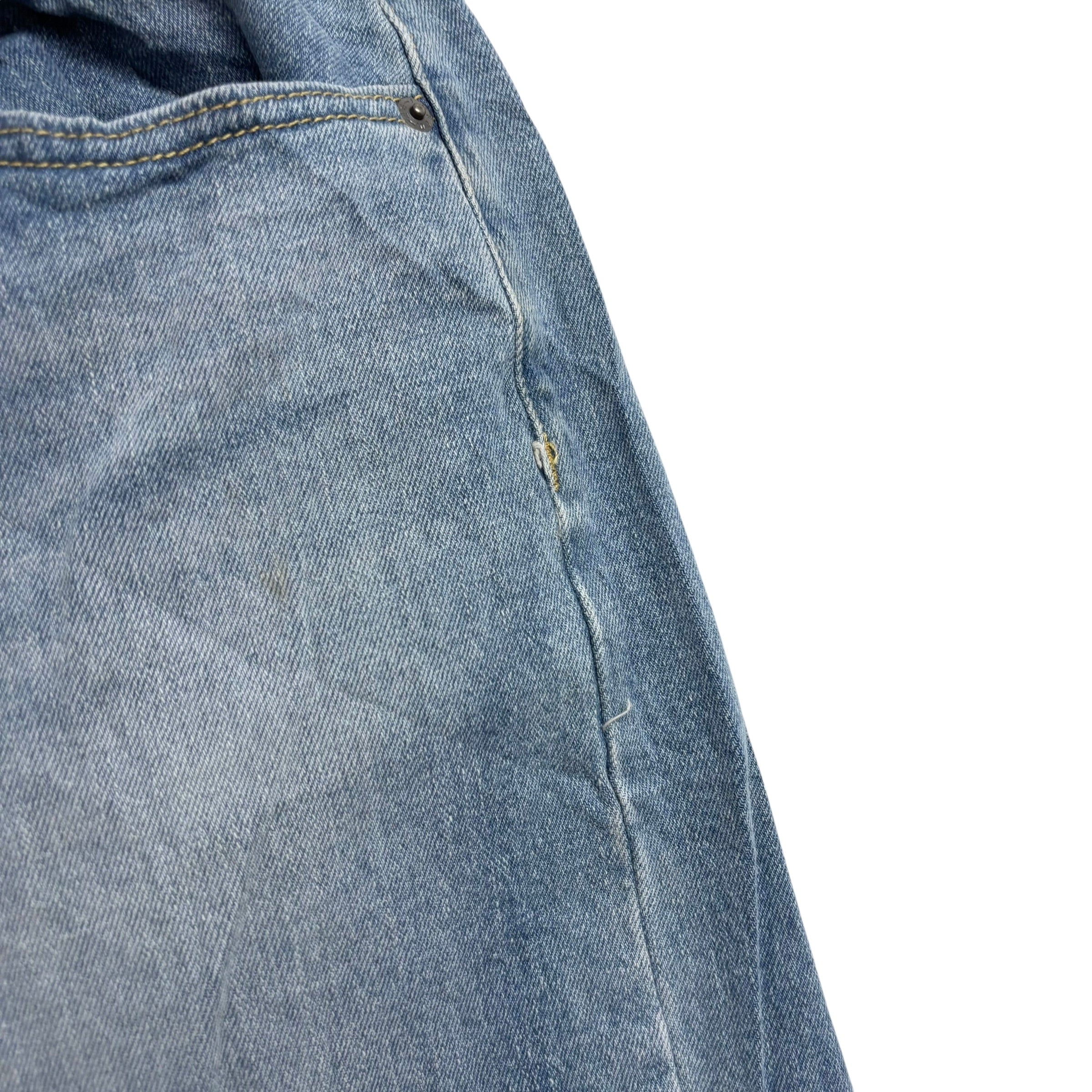 Levis Signature Jeans W33 L32 Mens Light Blue Baggy Relaxed Fit Stretch