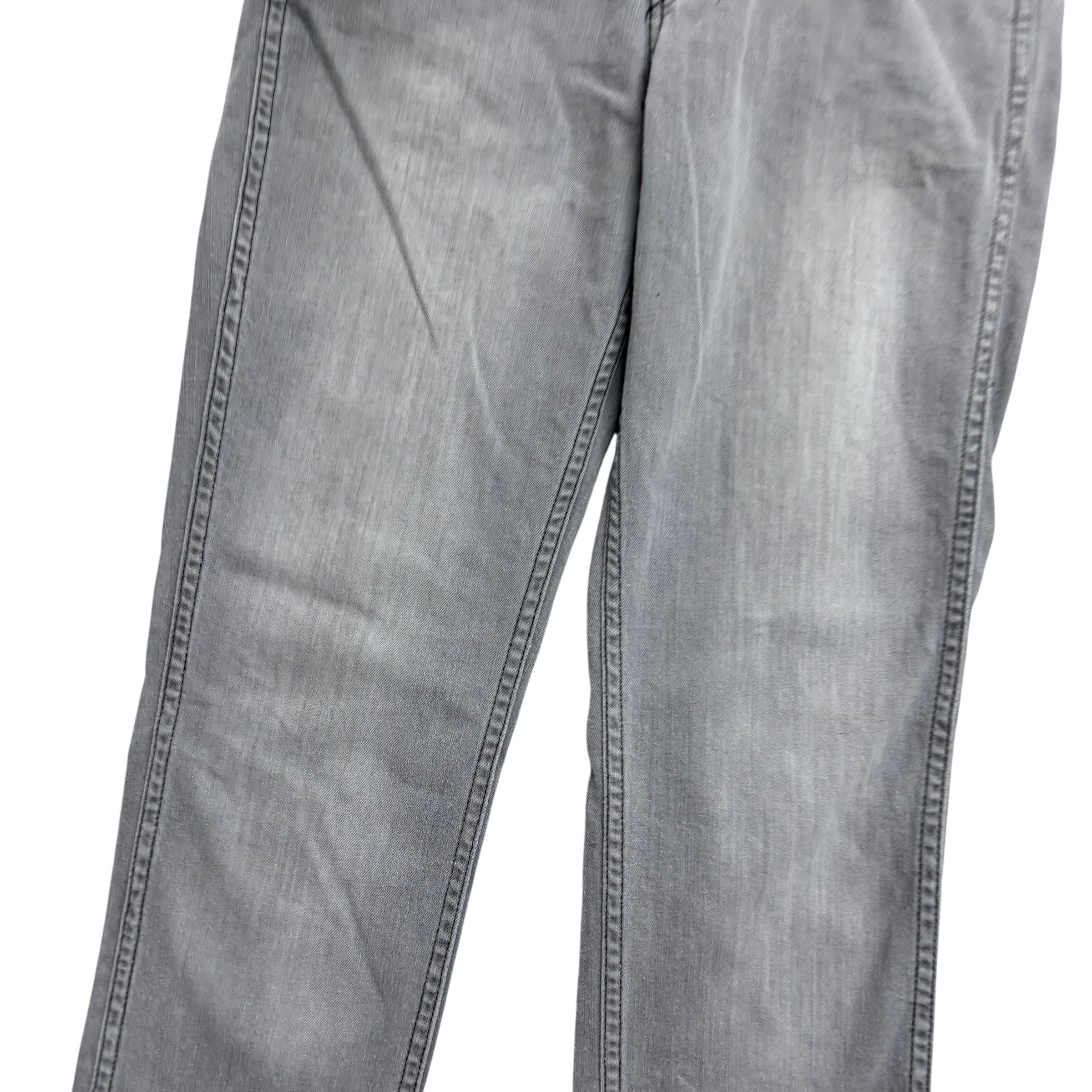 Levis 511 Jeans W30 L30 Mens Grey Slim Fit Stretch Denim