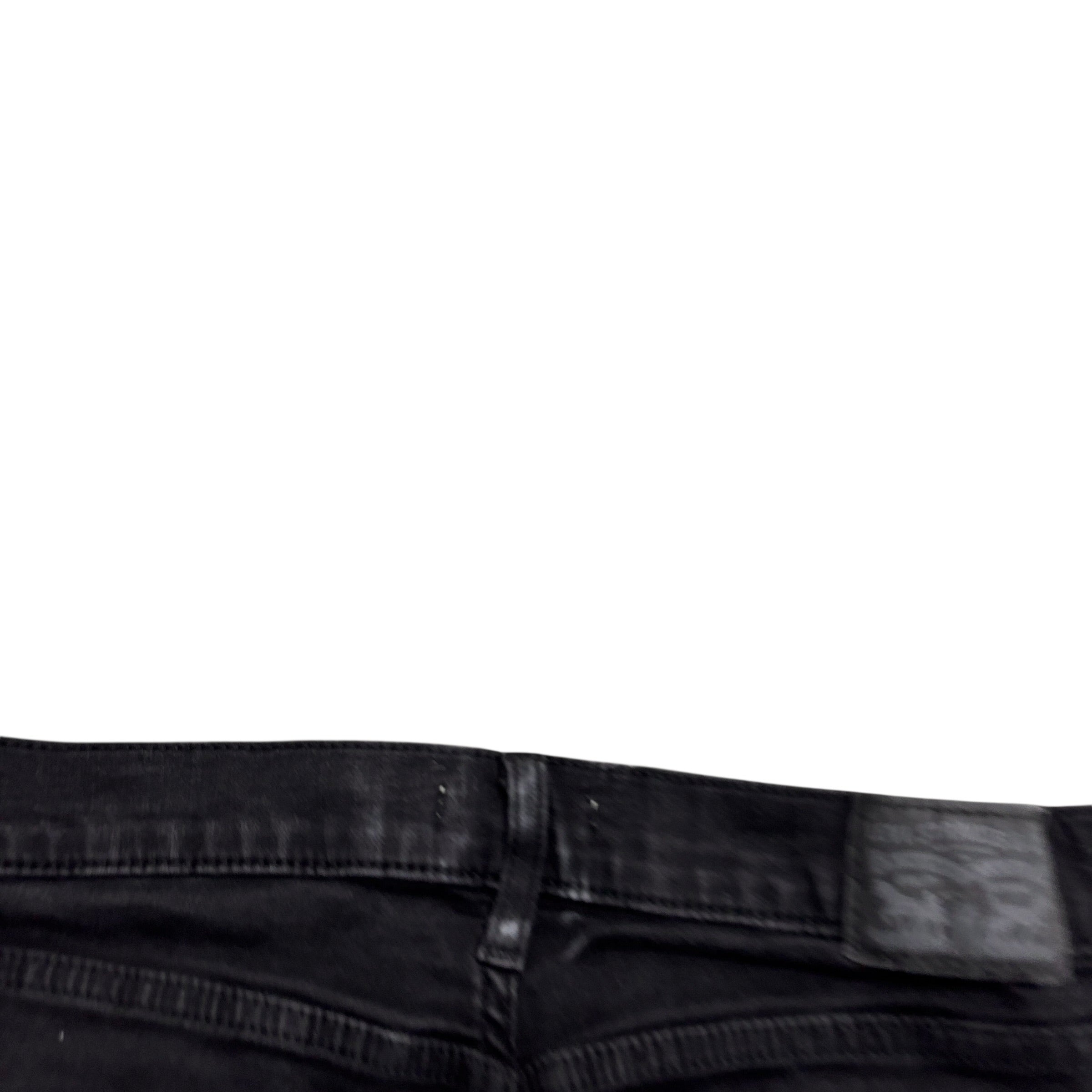 Levis Jeans W28 L29 Womens Classic Straight Fit Black Stretch Denim