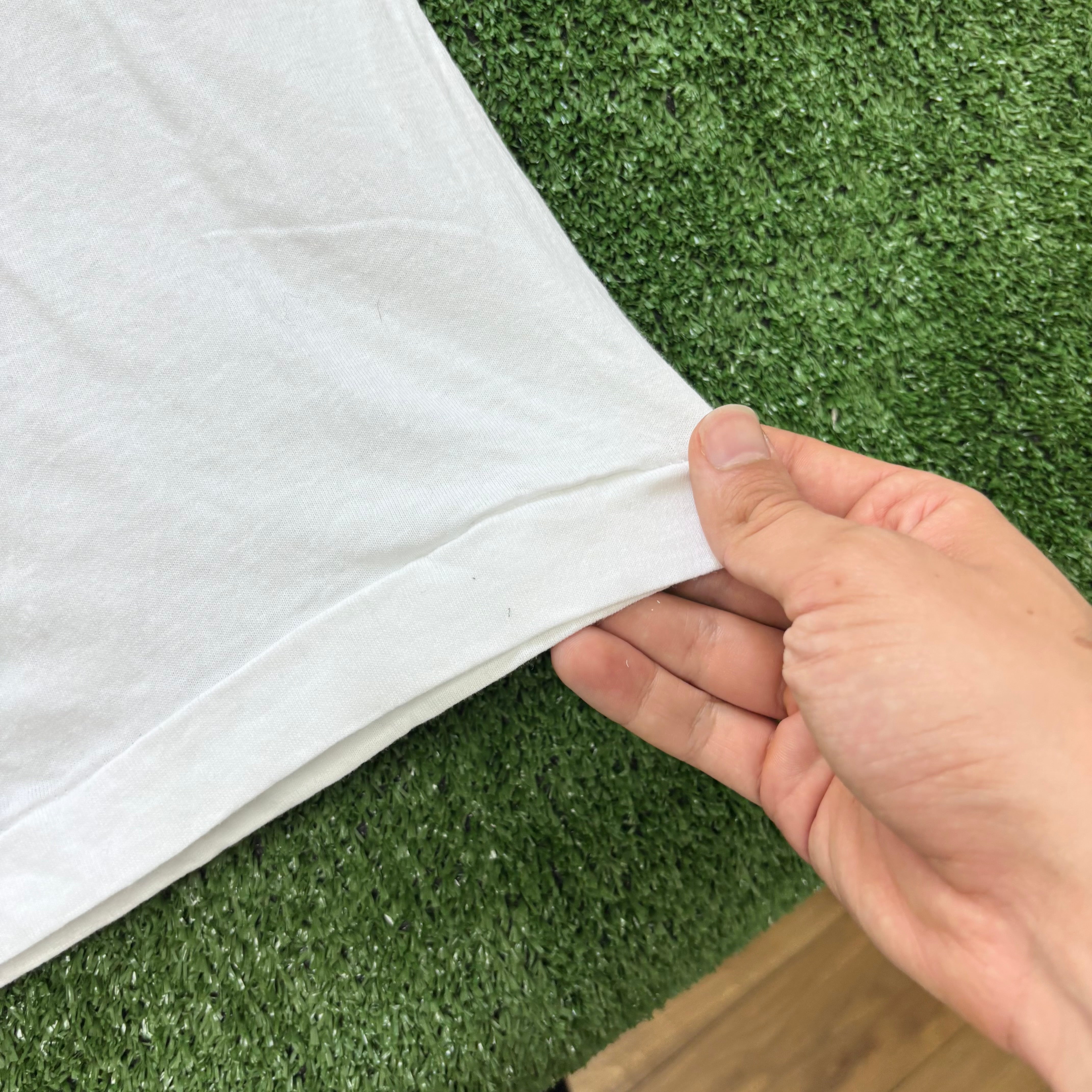 Vintage T Shirt Mens XL White Single Stitch Graphic Print 90s USA (E)