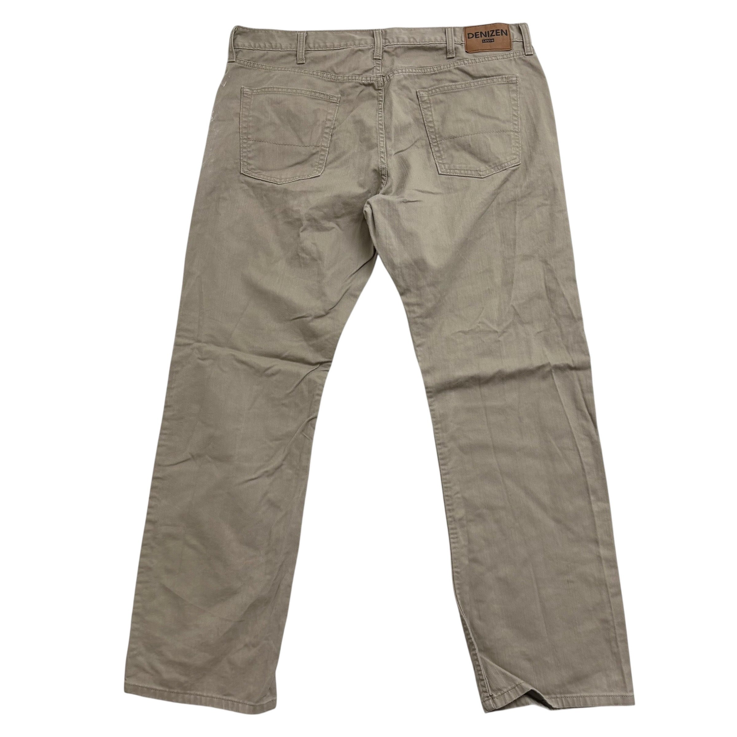 Levis Denizen Trousers W40 L32 Mens Beige Regular Straight Pants