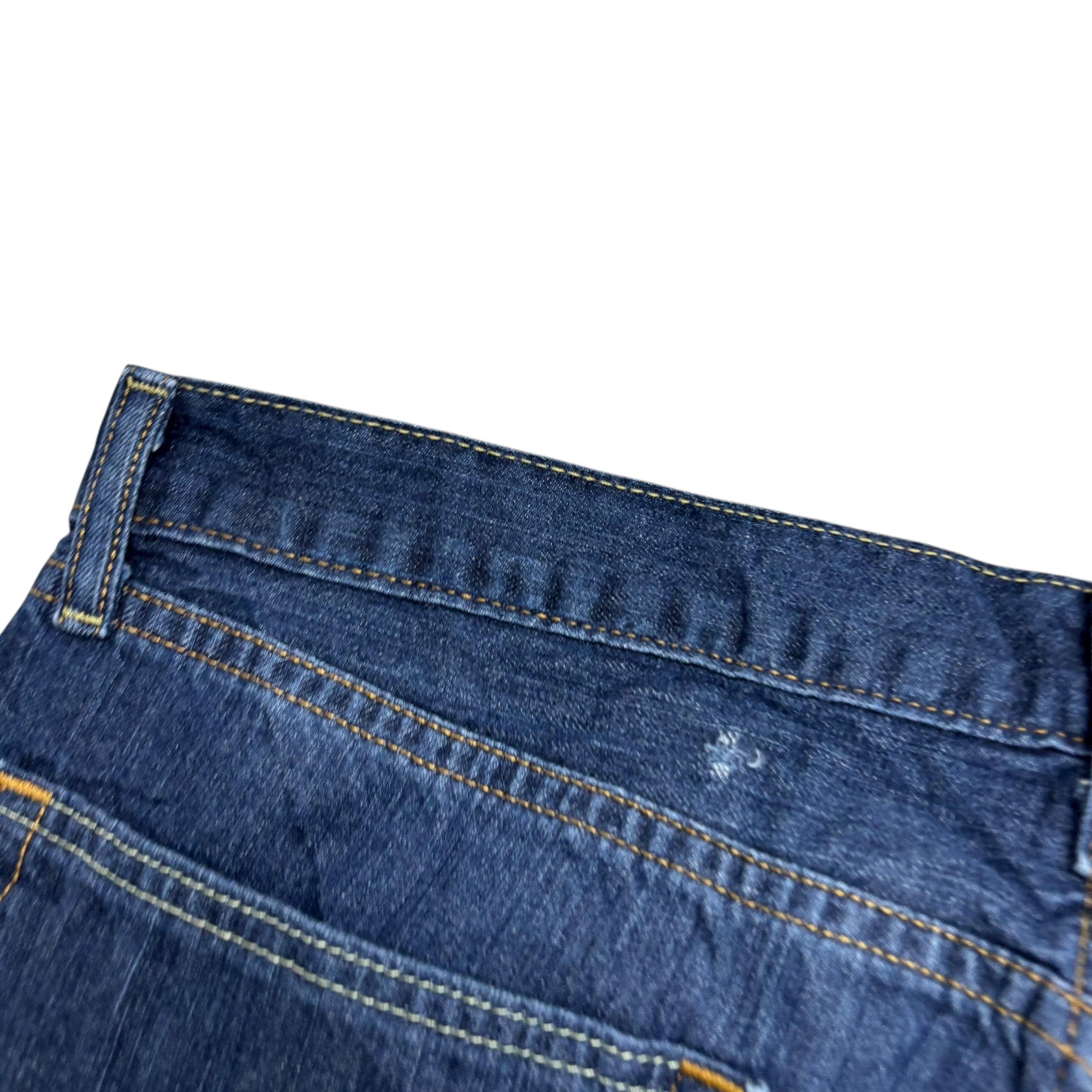 Levis 514 Jeans W36 L30 Mens Dark Blue Regular Straight Fit Denim (F)