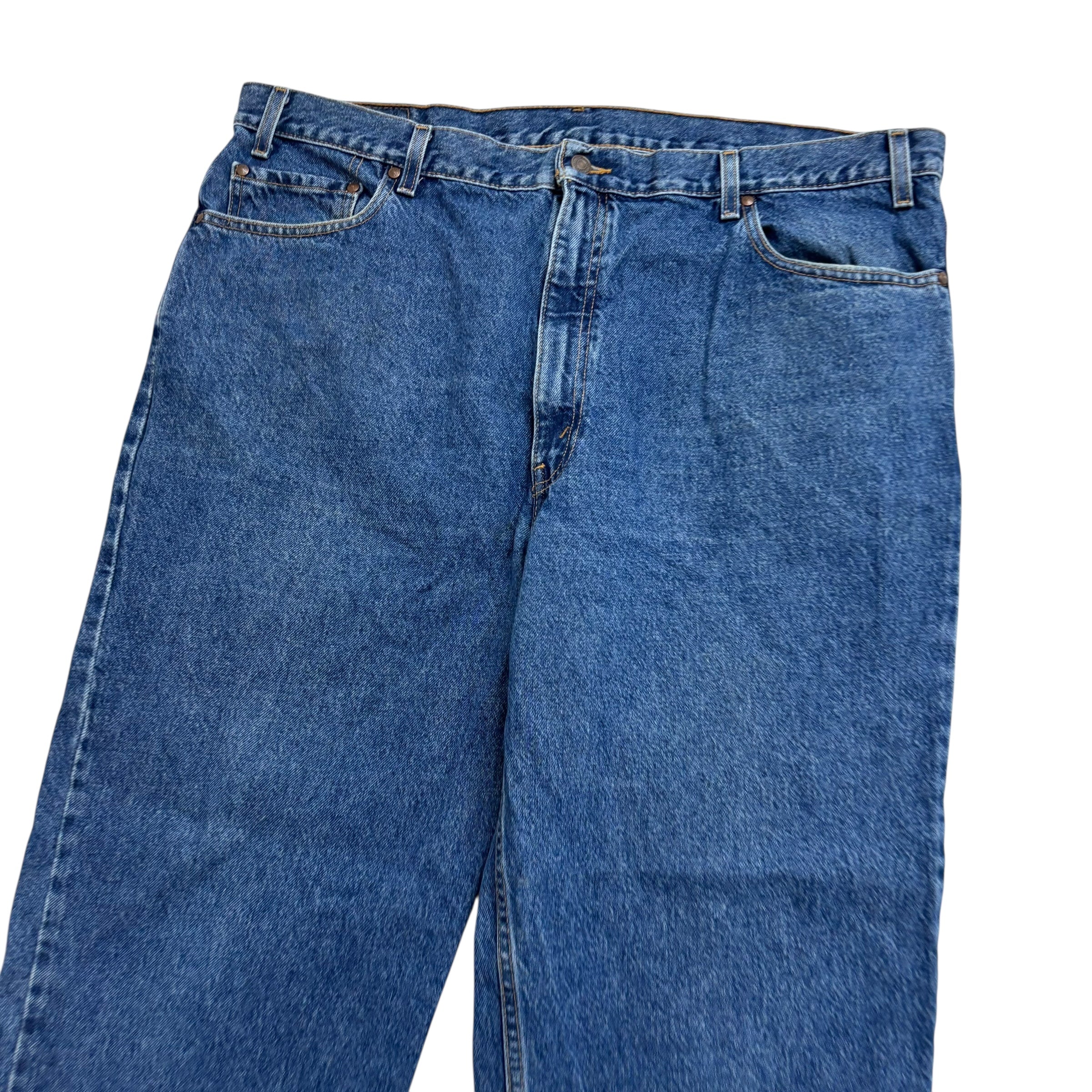 Levis 540 Jeans W42 L30 Mens Mid Blue Relaxed Tapered Fit Vintage Denim