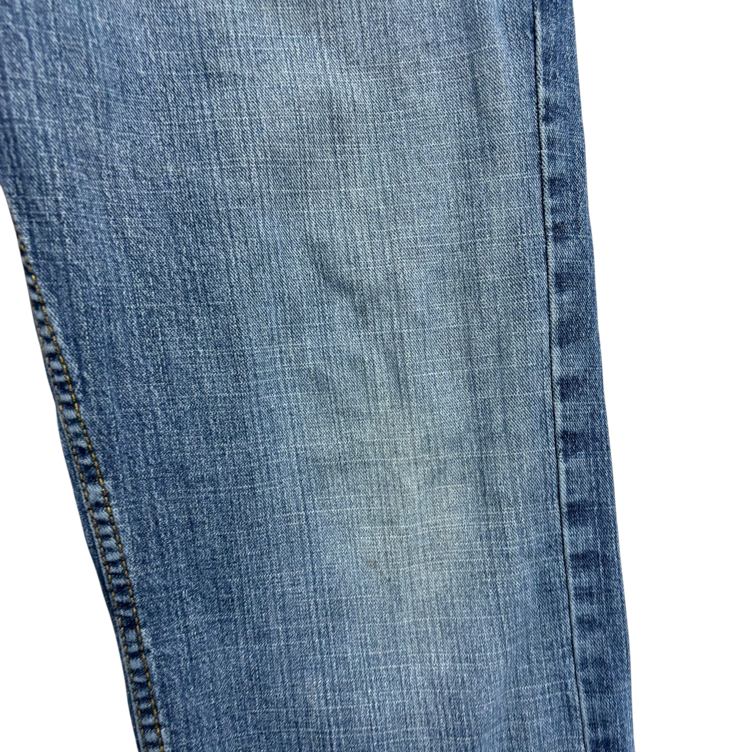 Levis Signature Jeans W36 L30 Mens Mid Blue Baggy Relaxed Fit Stretch