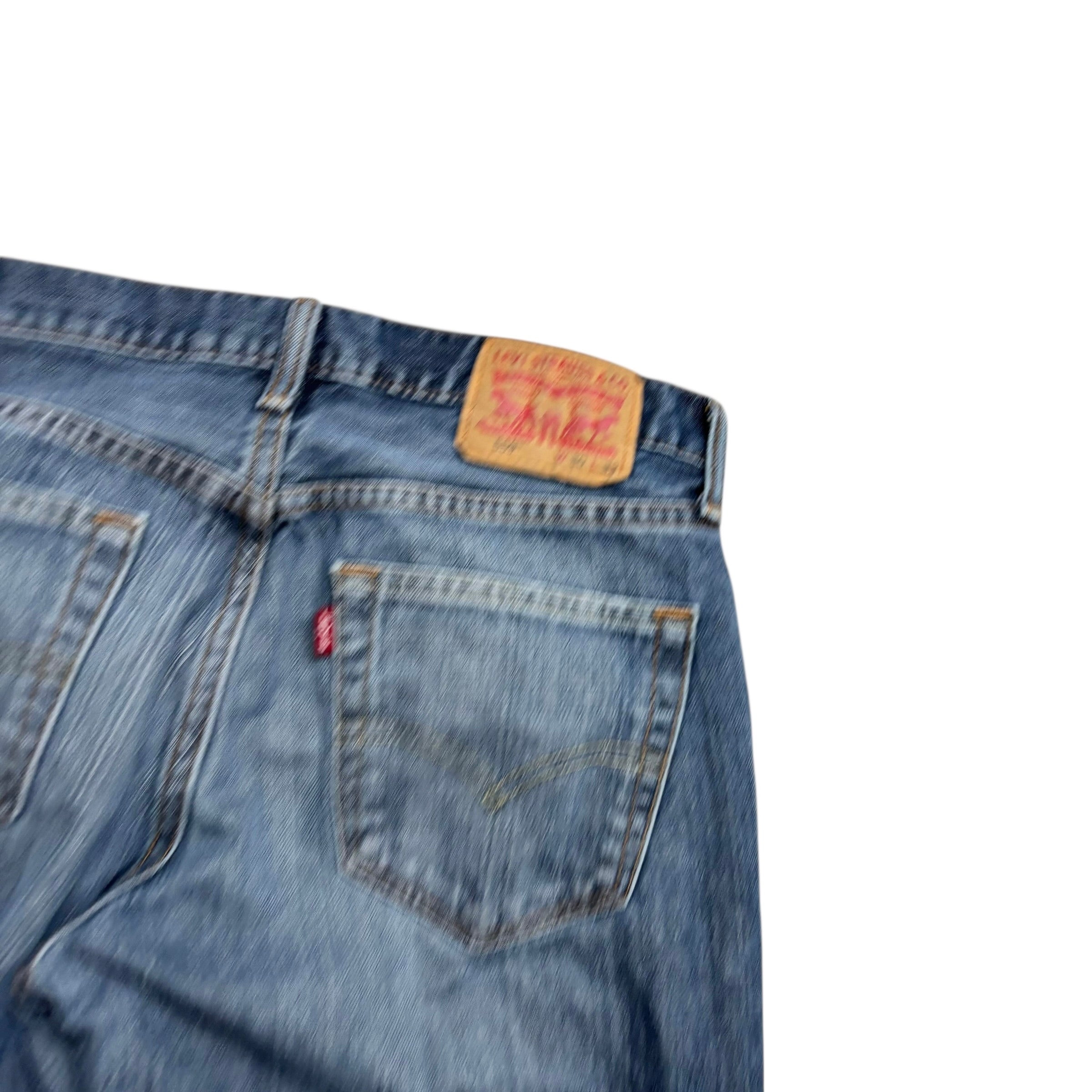 Levis 559 Jeans W30 L31 Mens Mid Blue Baggy Relaxed Straight Fit Denim (F)