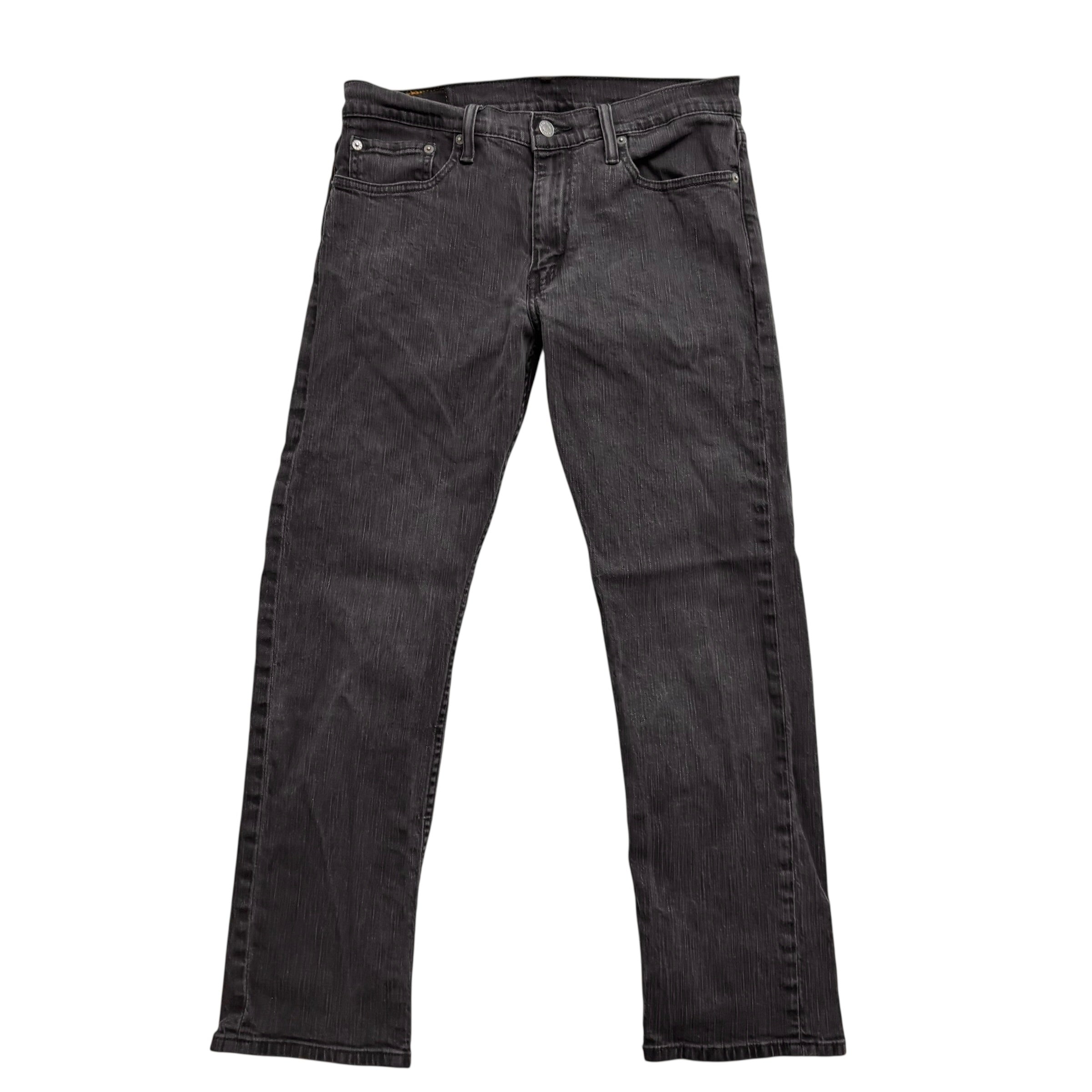 Levis 514 Jeans W32 L29 Mens Black Regular Straight Fit Stretch Denim (F)