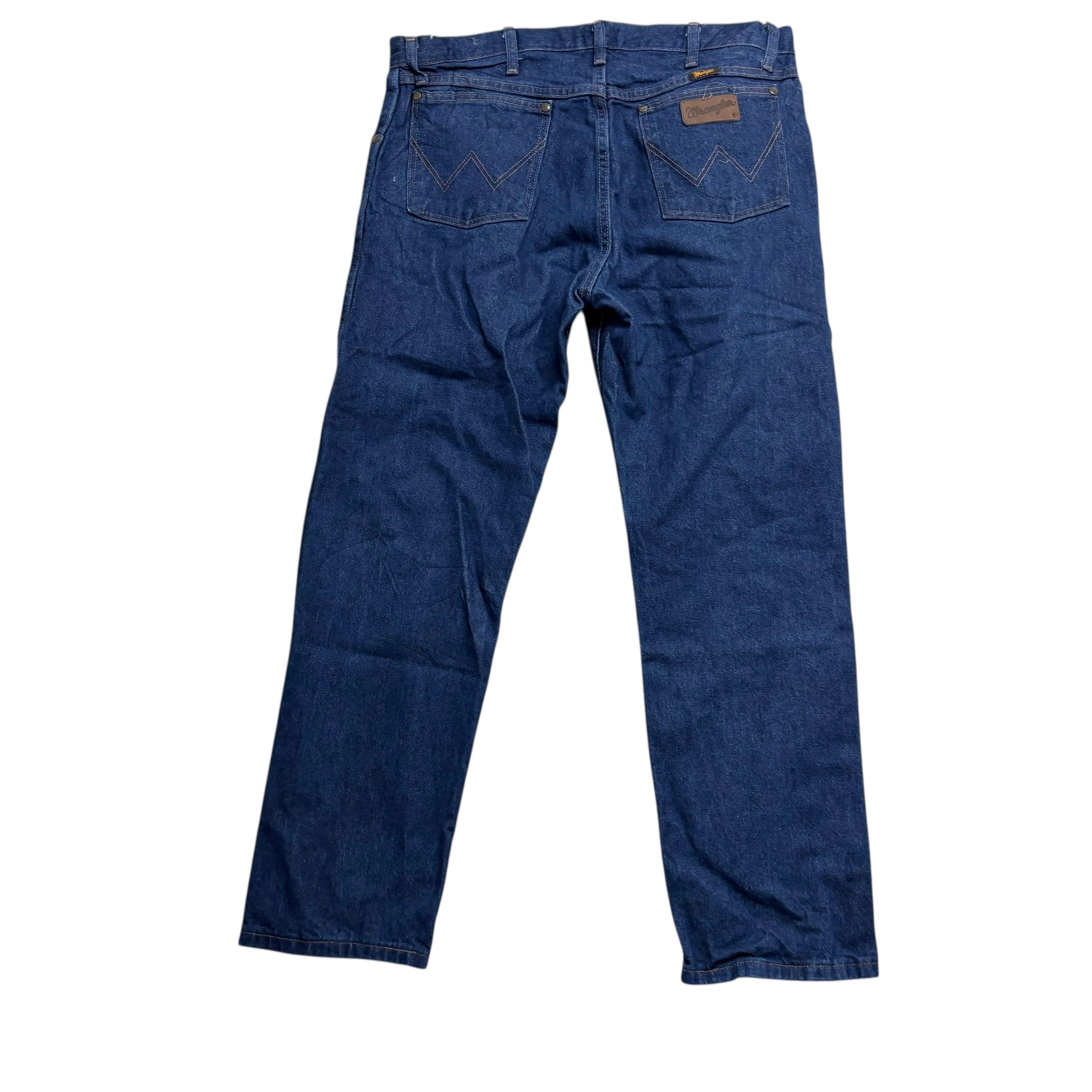 Wrangler Jeans Cowboy Cut W36 L30 Mens Dark Blue 47MWZ Regular Fit Denim