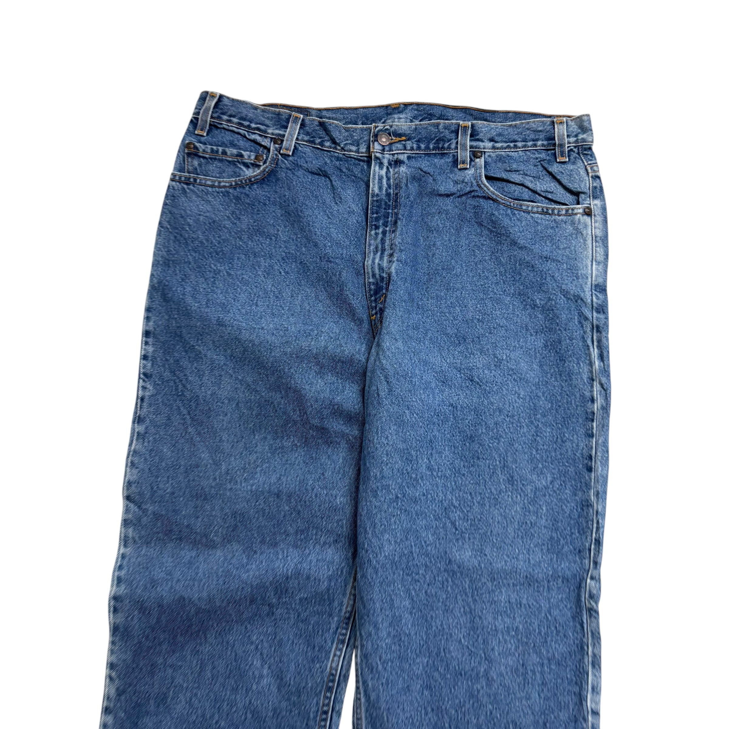 Levis 540 Jeans W40 L32 Mens Mid Blue Relaxed Straight Fit 90s Vintage Denim