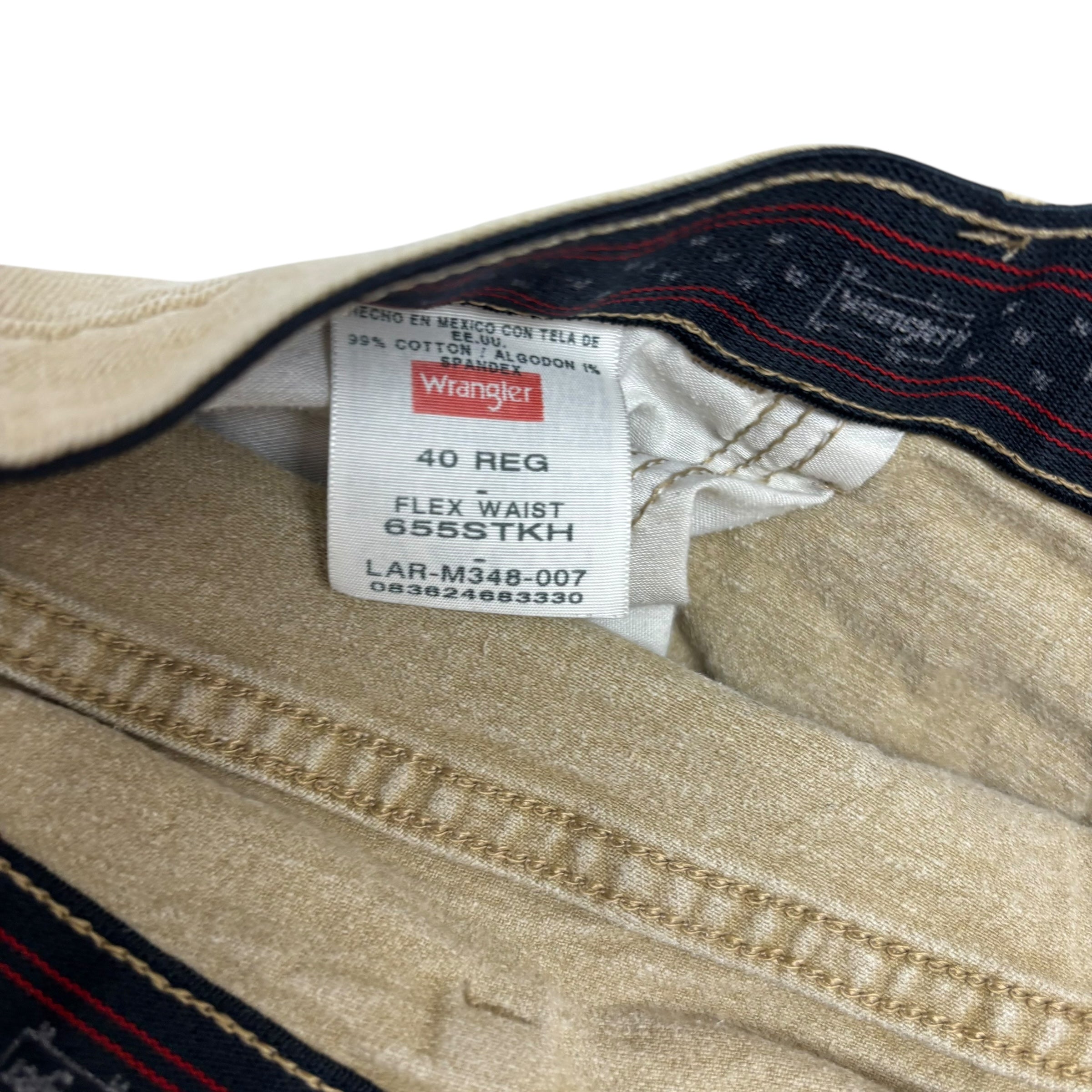Wrangler Jorts W38 Mens Denim Shorts Beige Regular Fit Stretch (E)