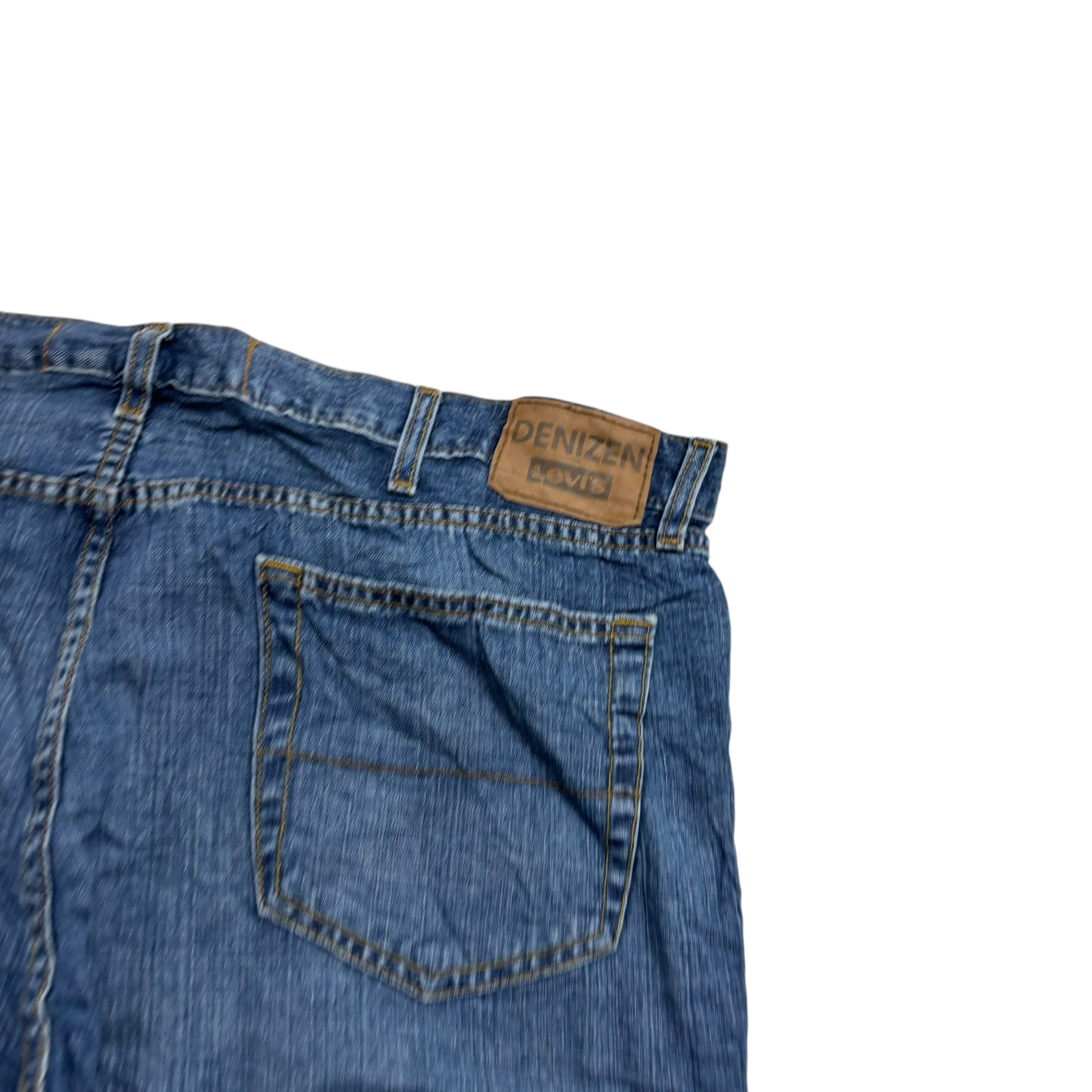 Levis Denizen Jeans W42 L32 Mens Mid Blue Baggy Relaxed Vintage Denim (E)