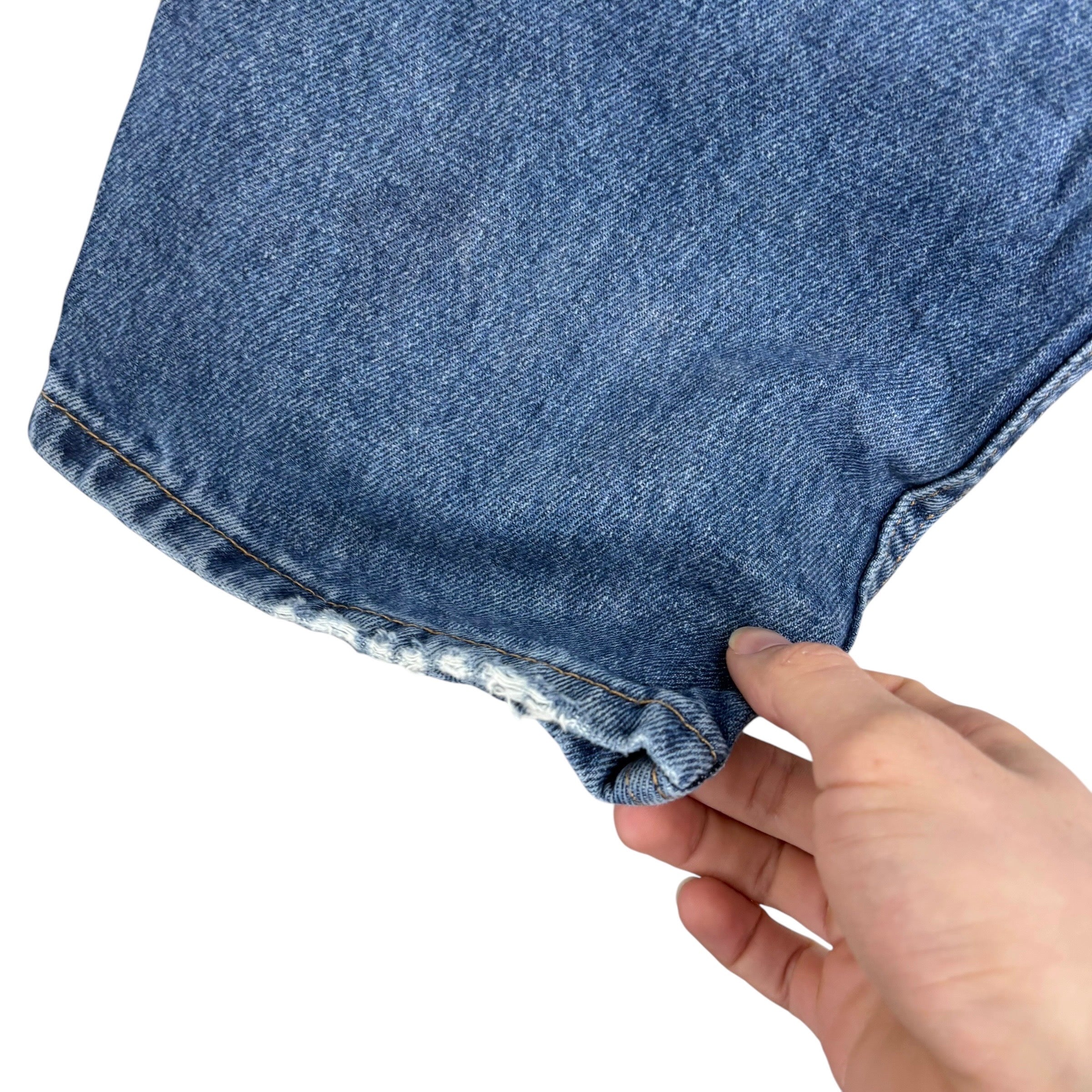 Levis 550 Jeans W38 L30 Mens Mid Blue Baggy Relaxed Straight Fit Denim