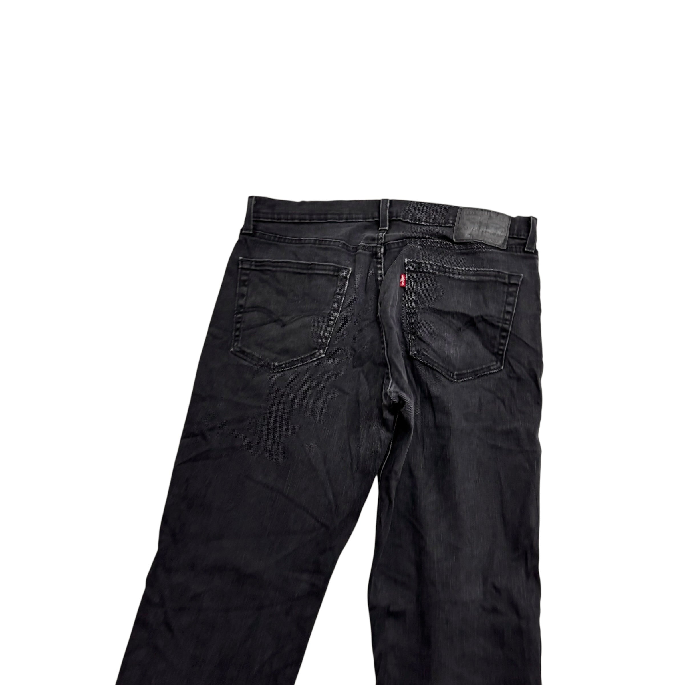 Levis 541 Jeans W32 L32 Mens Black Athletic Tapered Fit Stretch Denim