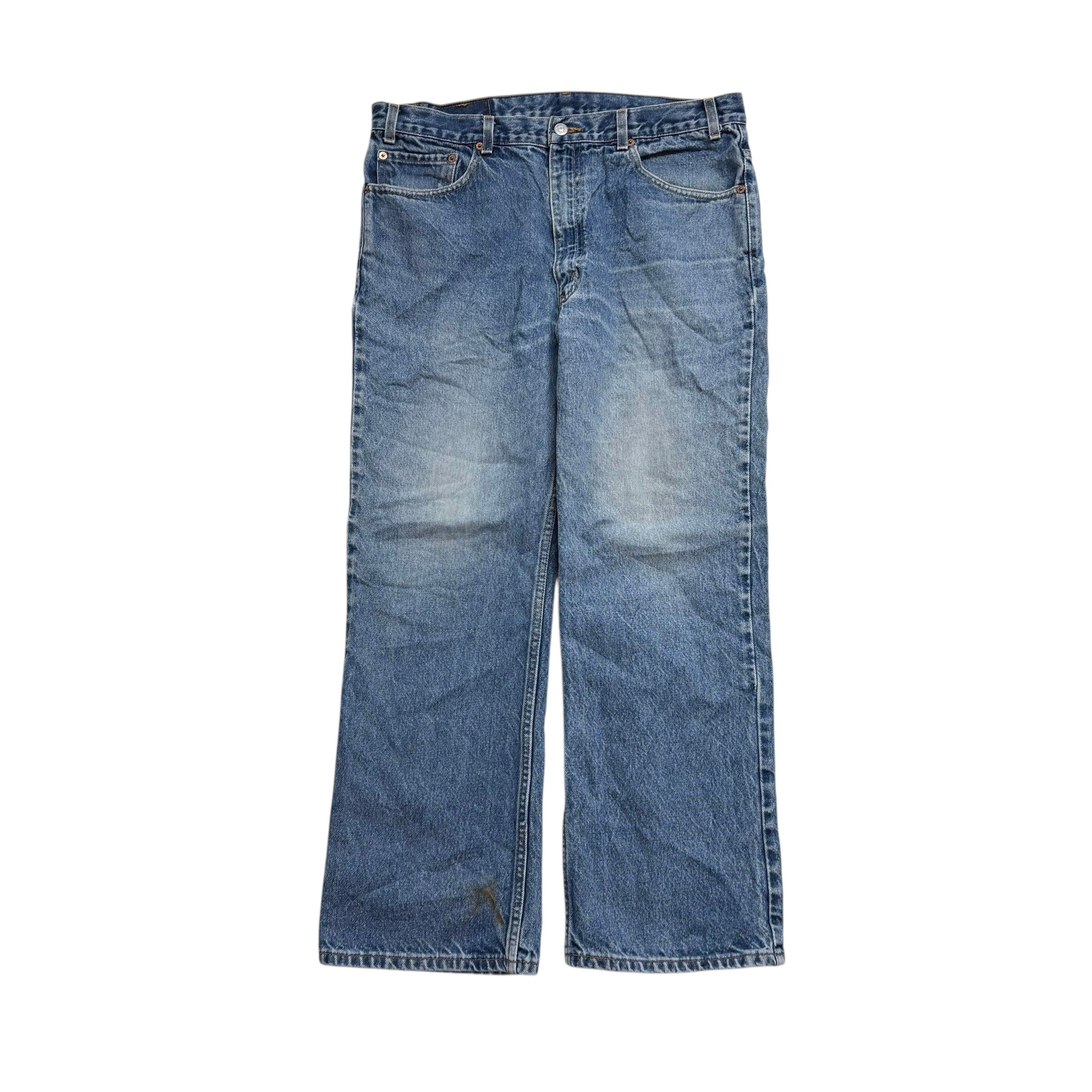 Levis 517 Jeans W36 L29 Mens Mid Blue Regular Bootcut Fit Vintage Denim