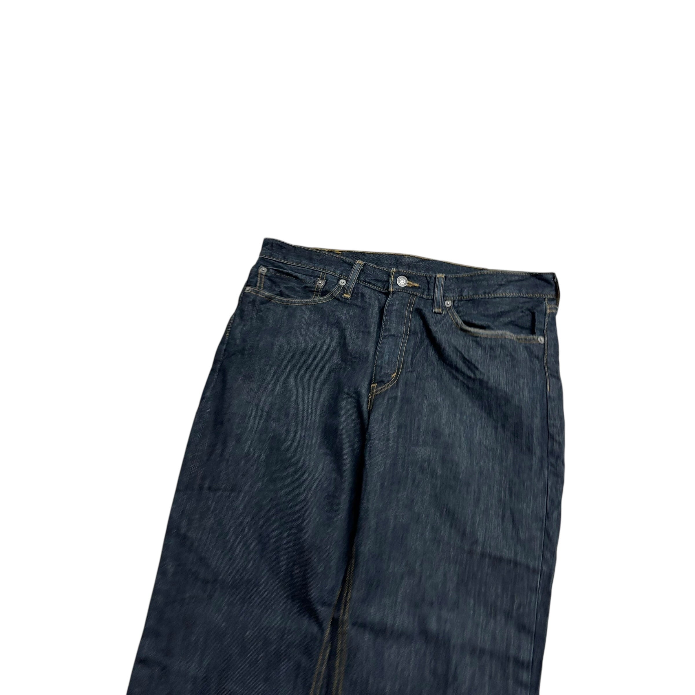 Levis 514 Jeans W35 L30 Mens Dark Blue Regular Straight Fit Denim